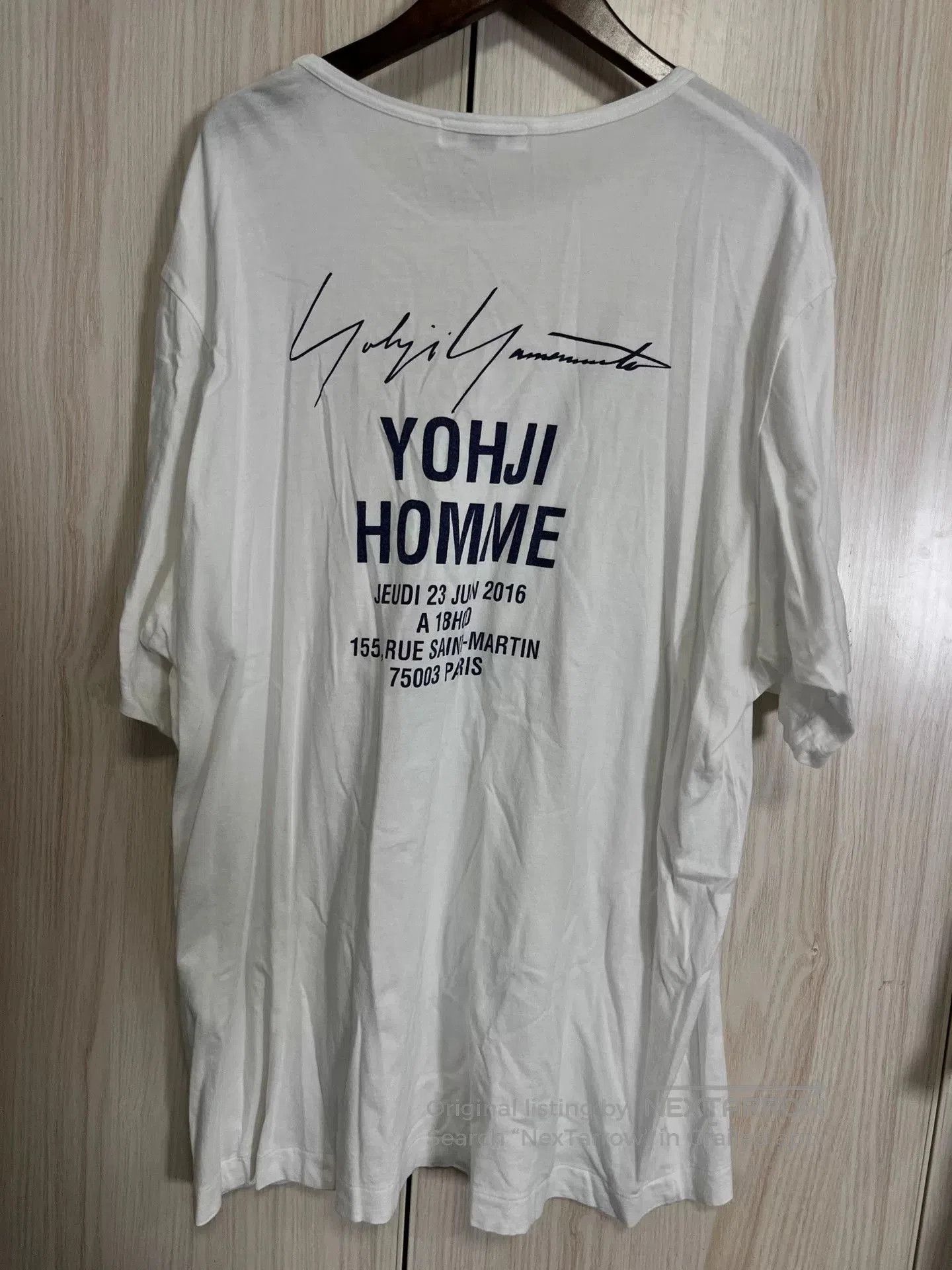 Yohji Yamamoto Yohji Yamamoto Short Sleeve Graphic Tee. Size US L / EU 52-54 / 3 - 2 Thumbnail