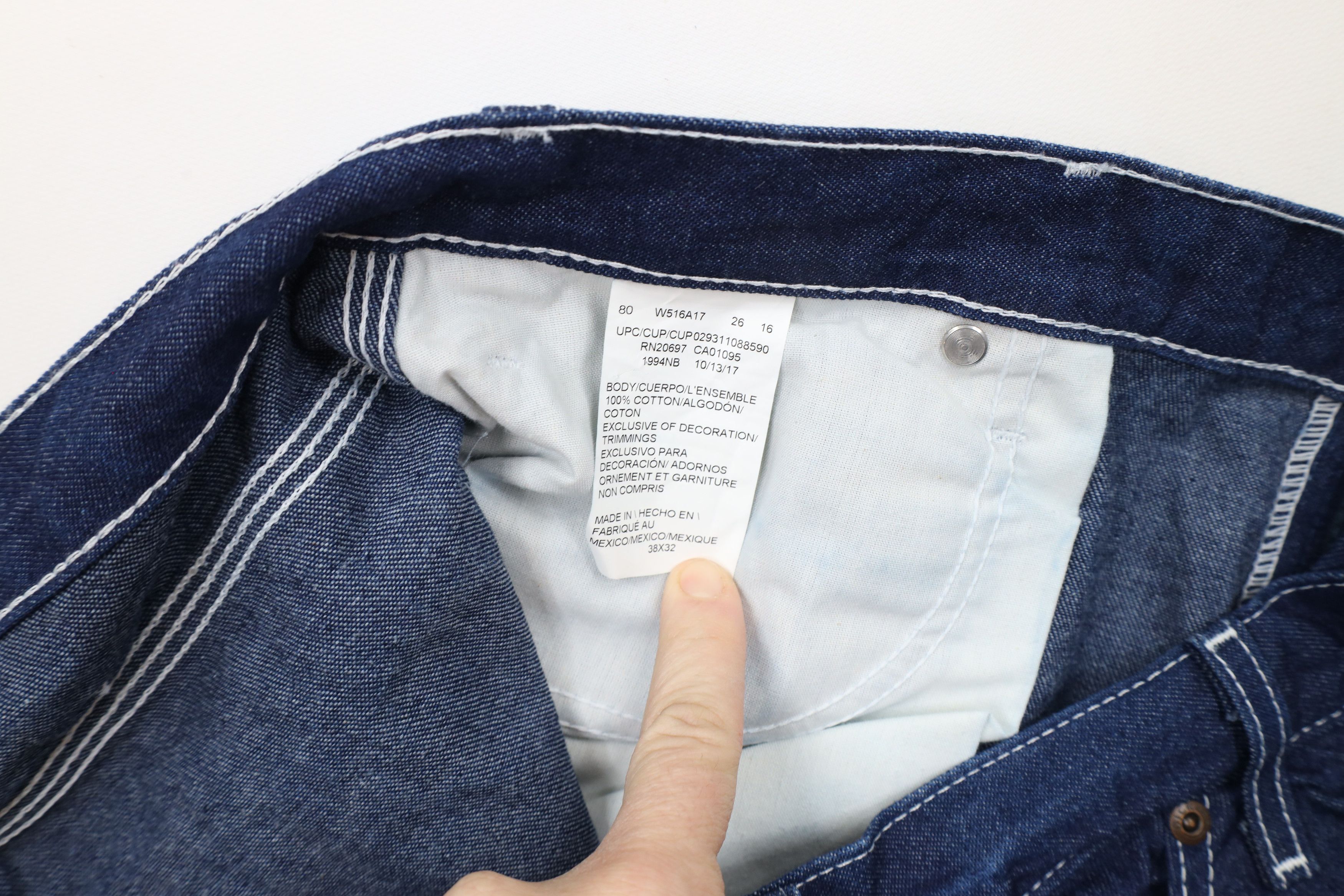 Dickies × Vintage Vintage Y2K Dickies Wide Leg Carpenter Denim Jeans Blue Size US 38 / EU 54 - 8 Thumbnail