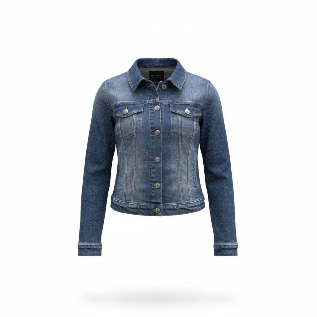 Lucky Brand Lucky Brand Women’s Denim Jacket XL Classic Button Front Size XL / US 12-14 / IT 48-50 - 1 Thumbnail