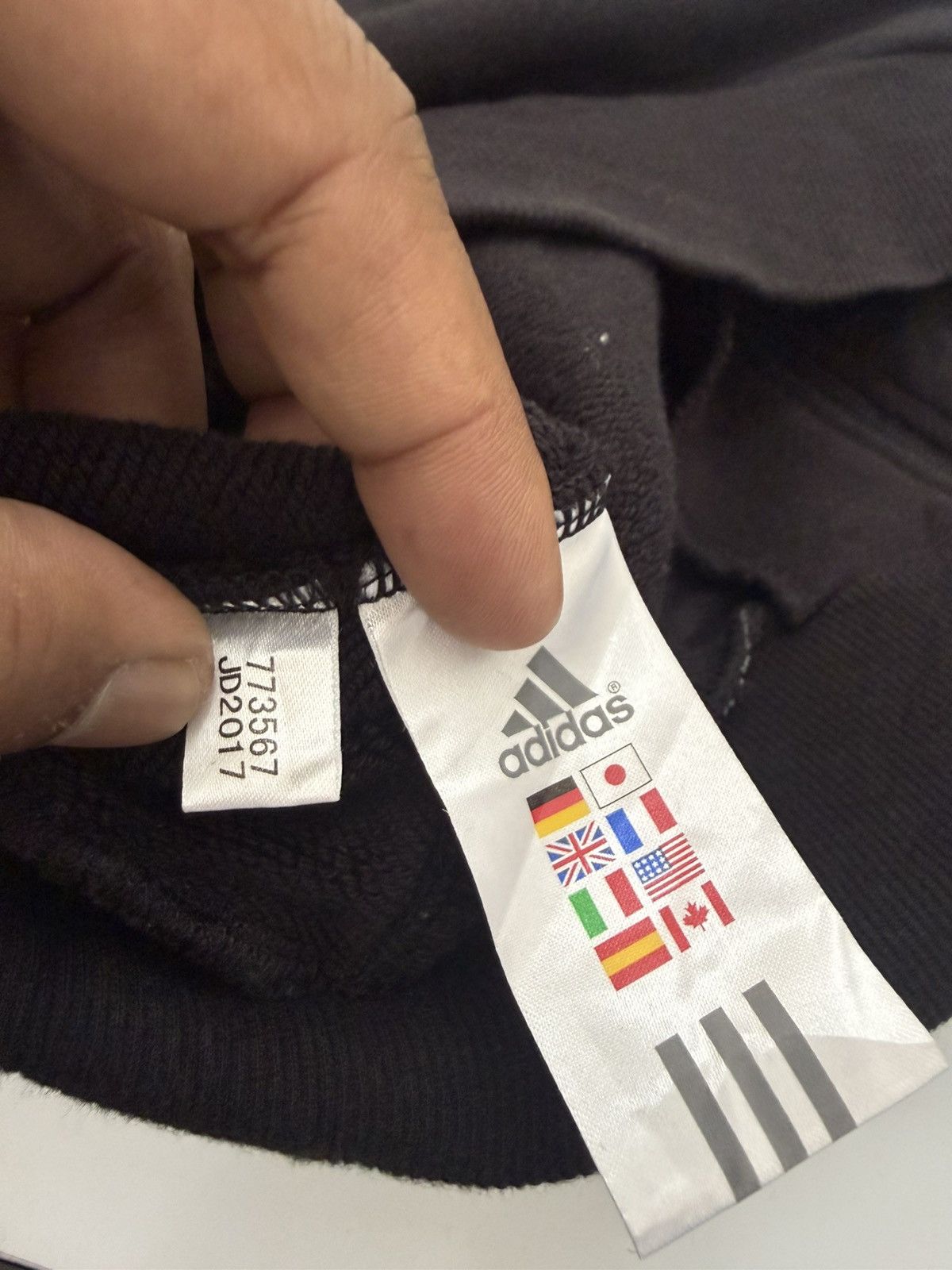 Adidas 🔥 Vintage Y2K Adidas 3 Stripes Streetwear sweat Hoodie - L Size US S / EU 44-46 / 1 - 10 Thumbnail