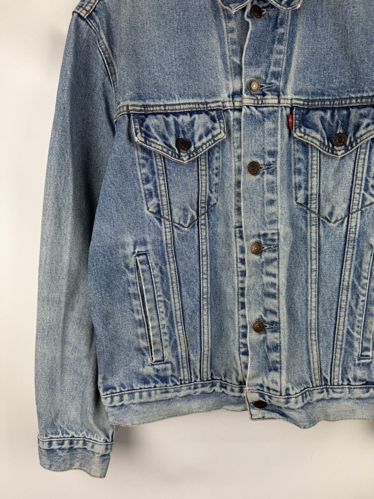 Levi's VTG 90s Levi’s Type 3 Light Blue Washed Denim Trucker Jacket Size US M / EU 48-50 / 2 - 5 Thumbnail
