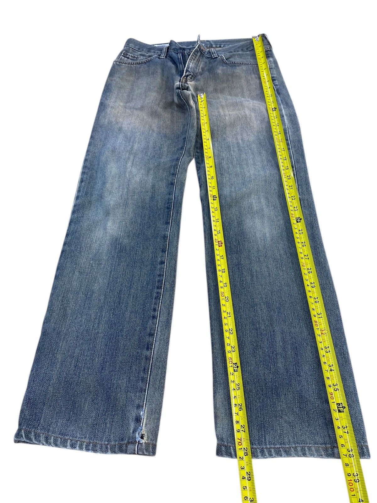 Edwin Edwin Blue Acid Wash Style Straight Cut Jeans Size US 28 / EU 44 - 8 Thumbnail