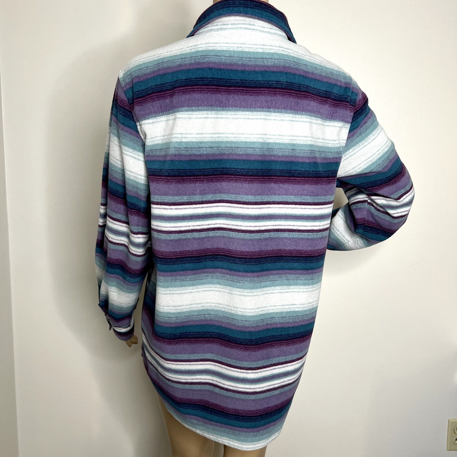 Eddie Bauer Eddie Bauer Striped Button Down Long Sleeve Top Size M / US 6-8 / IT 42-44 - 3 Thumbnail