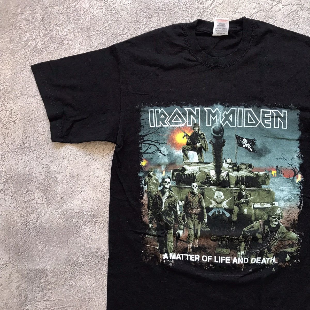 Vintage Vintage Iron Maiden Band Tee Graphic Print Grunge Dark S Size US S / EU 44-46 / 1 - 2 Thumbnail