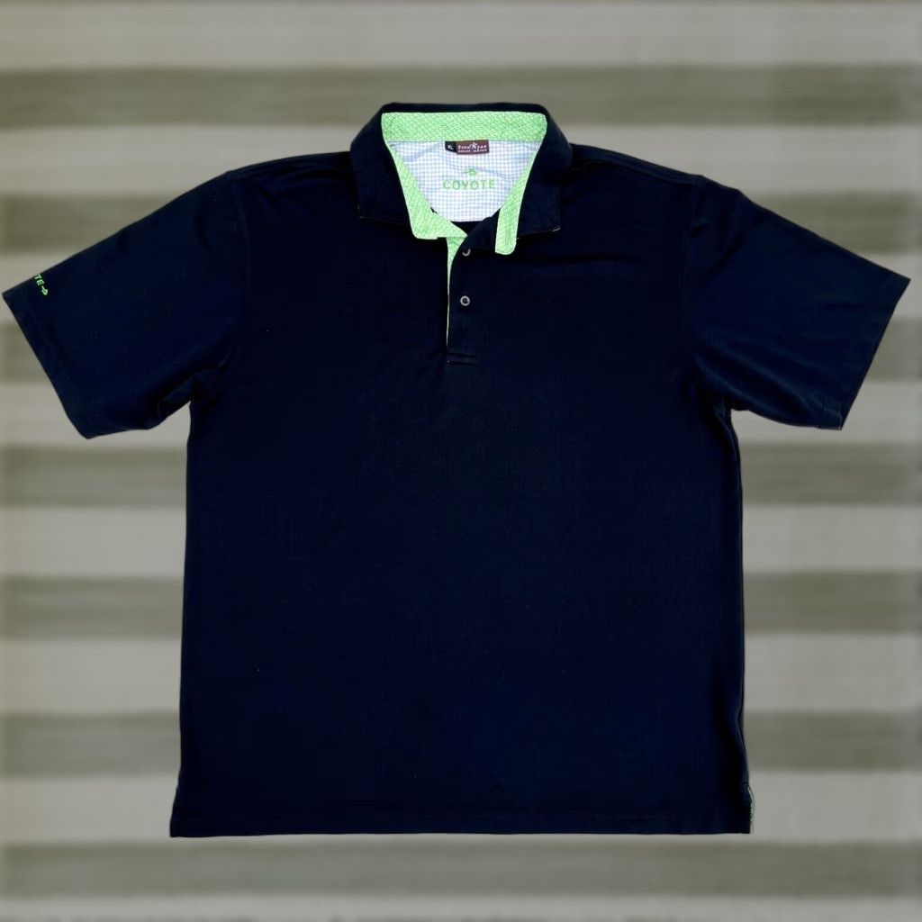 Vintage Finn Ryan Shirt Maker Men's Performance Polo Shirt XL Black Short Sleeve Collared Polo Shirt Size US XL / EU 56 / 4 - 1 Thumbnail