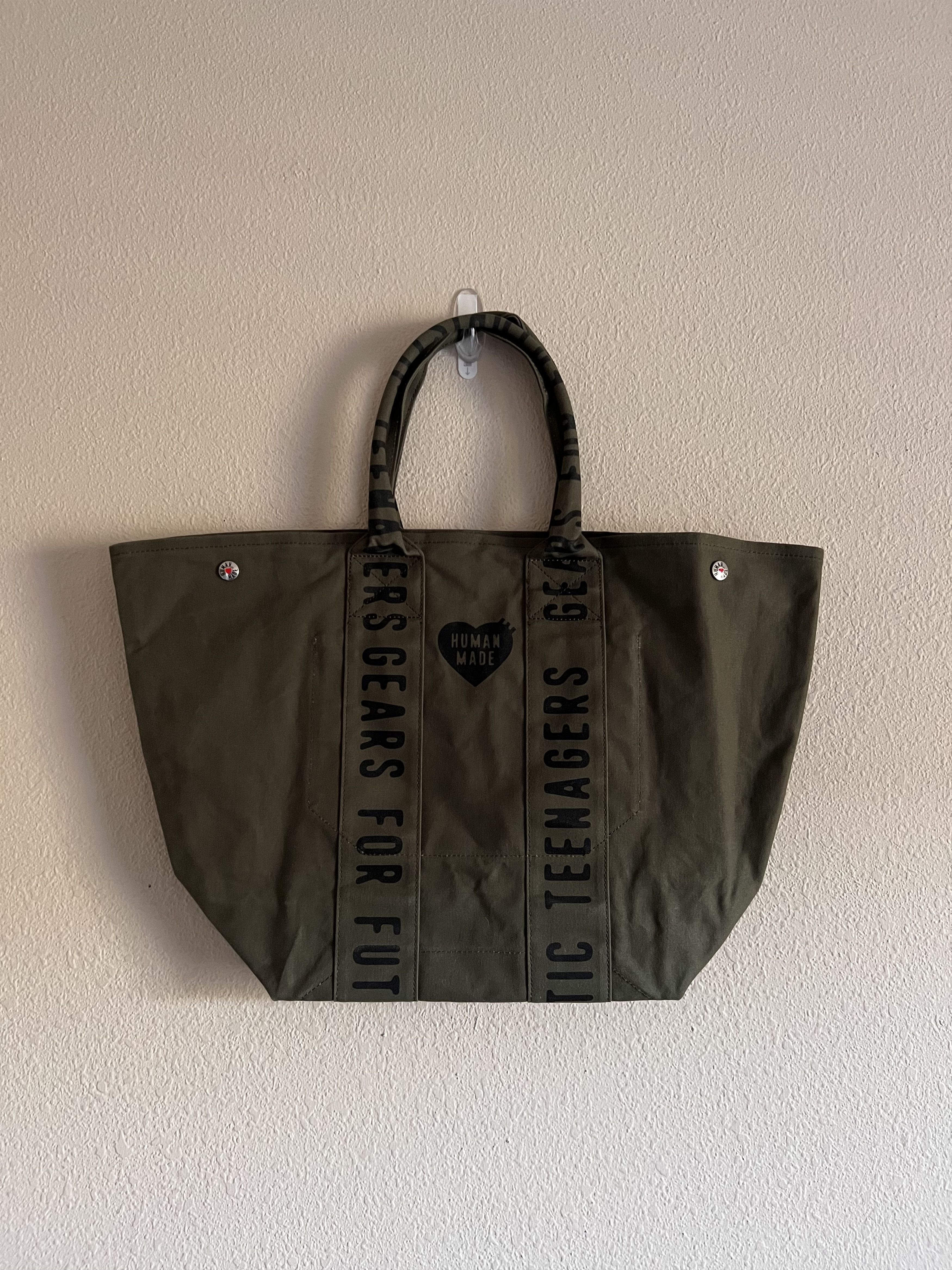 Human Made Human Made Large Carpenters Tote Bag in Olive Green Size ONE SIZE - 4 Thumbnail