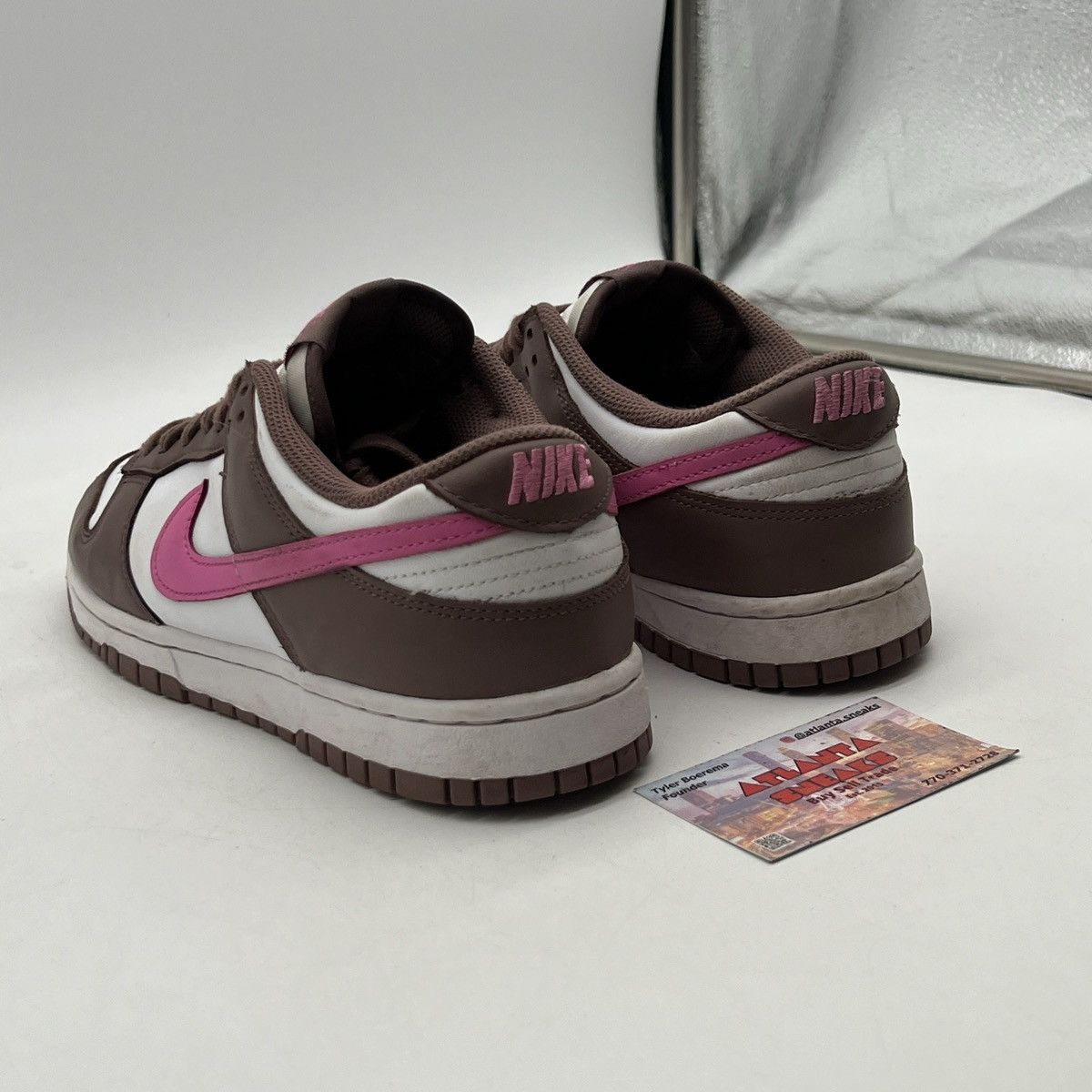 Nike Wmns Nike dunk low Smokey mauve playful pink Size US 9.5 / EU 42-43 - 4 Thumbnail
