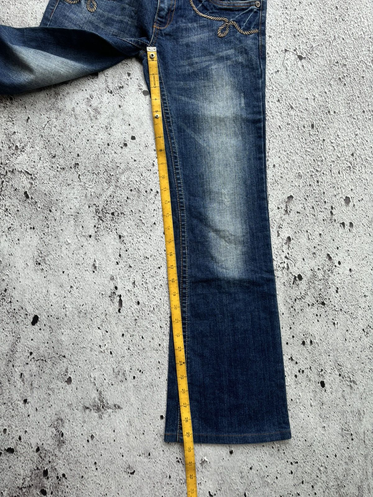 Hysteric Glamour Y2k Flare jeans latooku Tornado Mart style Size US 31 - 12 Thumbnail