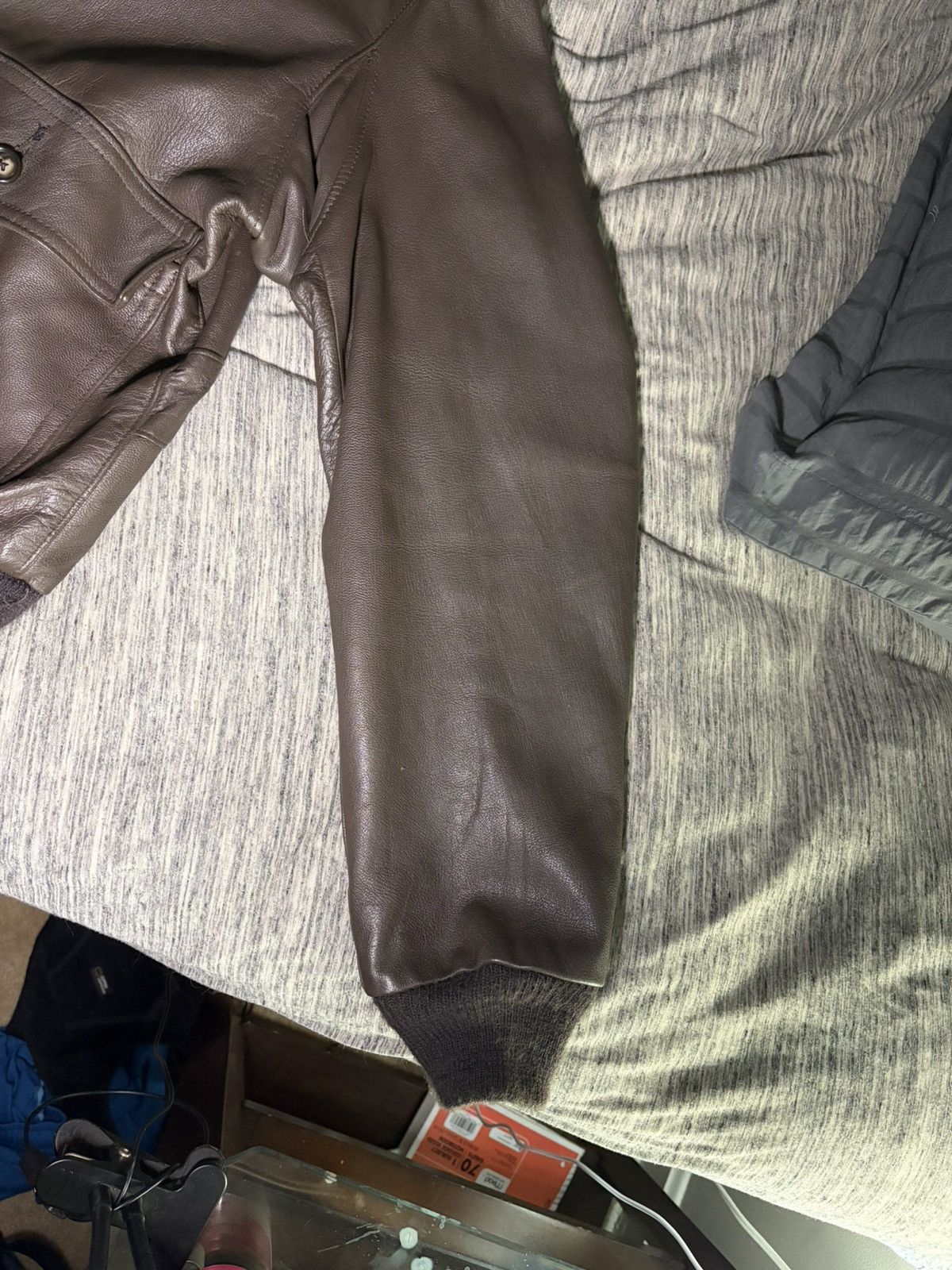 Schott Vintage Schott G-1 Flight Jacket USN Leather 1973 Size US XS / EU 42 / 0 - 4 Thumbnail