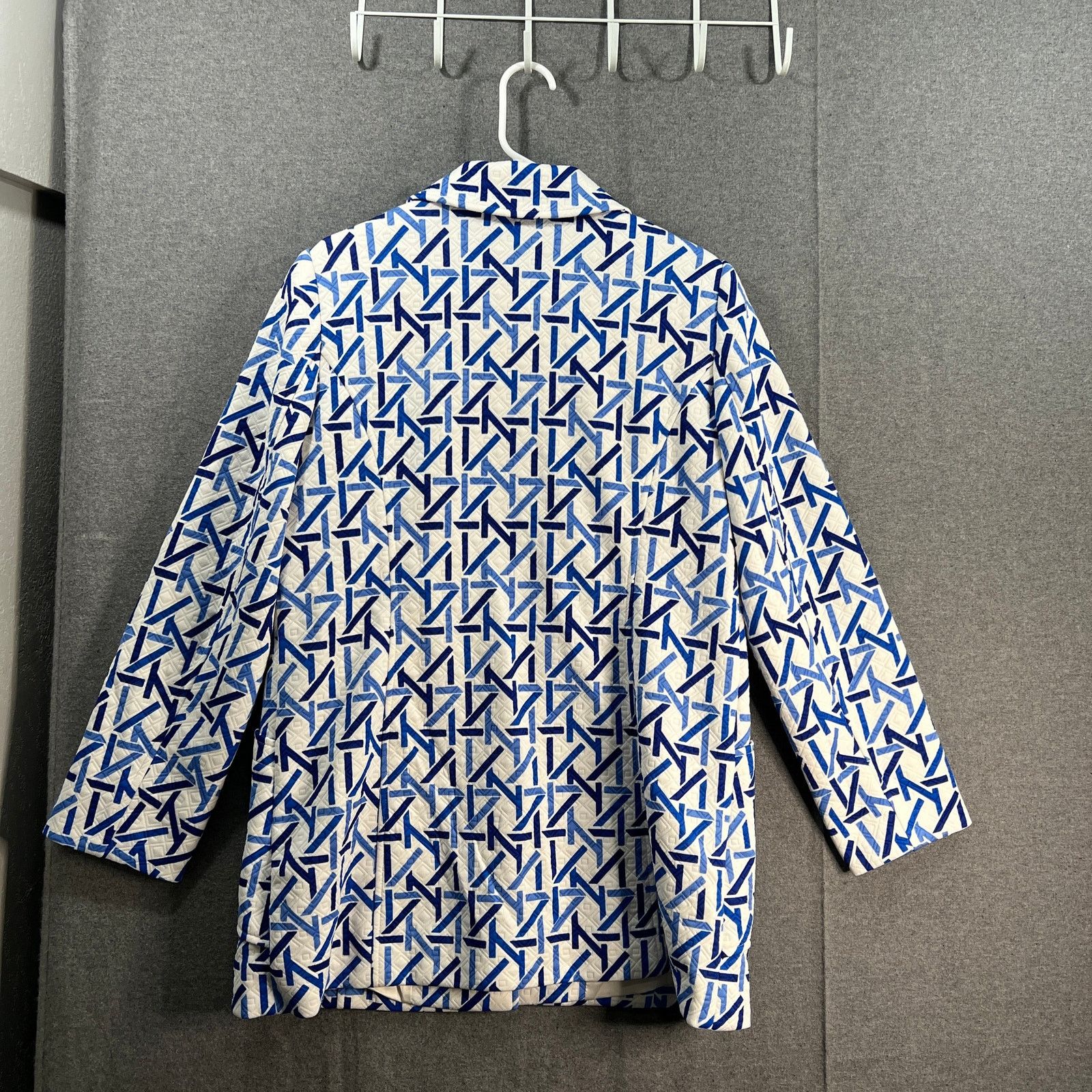 Other Dennis Basso Jacquard Knit Button-Front Jacket Size L / US 10 / IT 46 - 2 Thumbnail