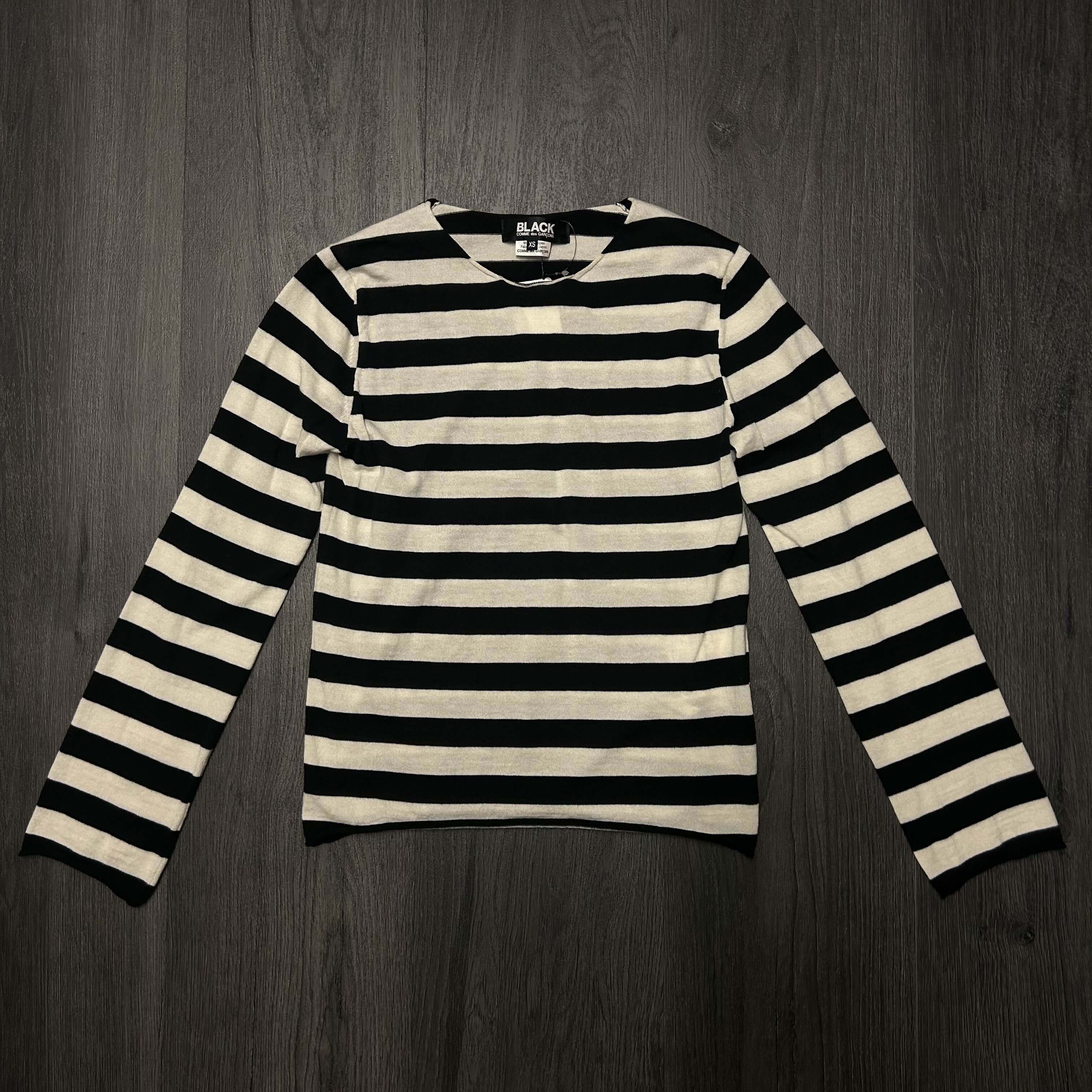 Comme des Garcons × Comme des Garcons Black × Comme des Garcons Homme comme des garcons black striped knit long sleeve Size US XS / EU 42 / 0 - 1 Thumbnail
