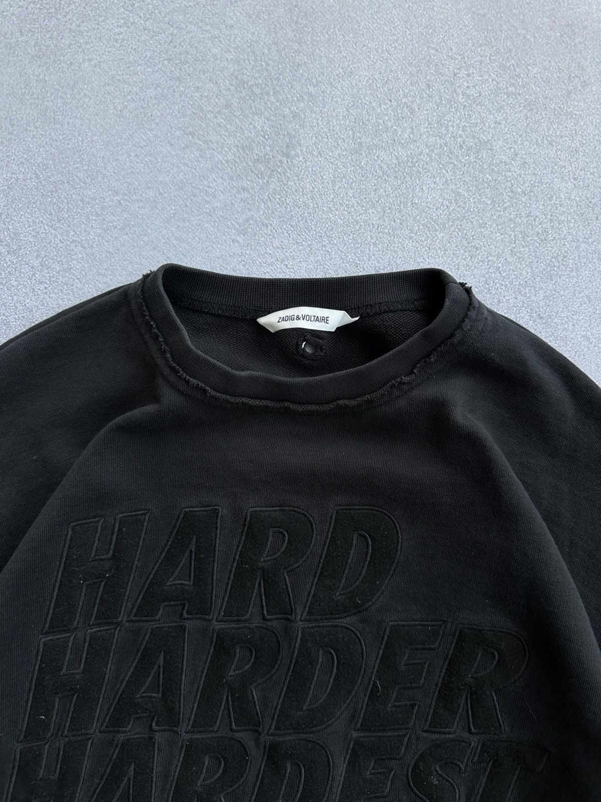 Zadig & Voltaire Zadig & Voltaire Scott Bis Sweatshirt Hard Harder Hardest Size US M / EU 48-50 / 2 - 3 Thumbnail