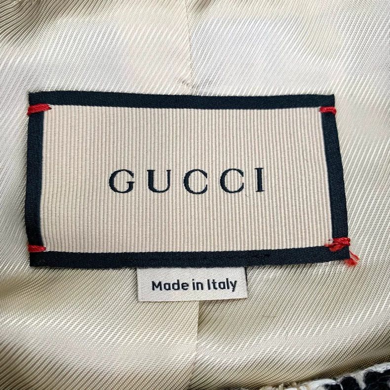 Gucci Gucci Size 38 Jaccard full-print round-neck single-breasted Size US XS / EU 42 / 0 - 5 Thumbnail