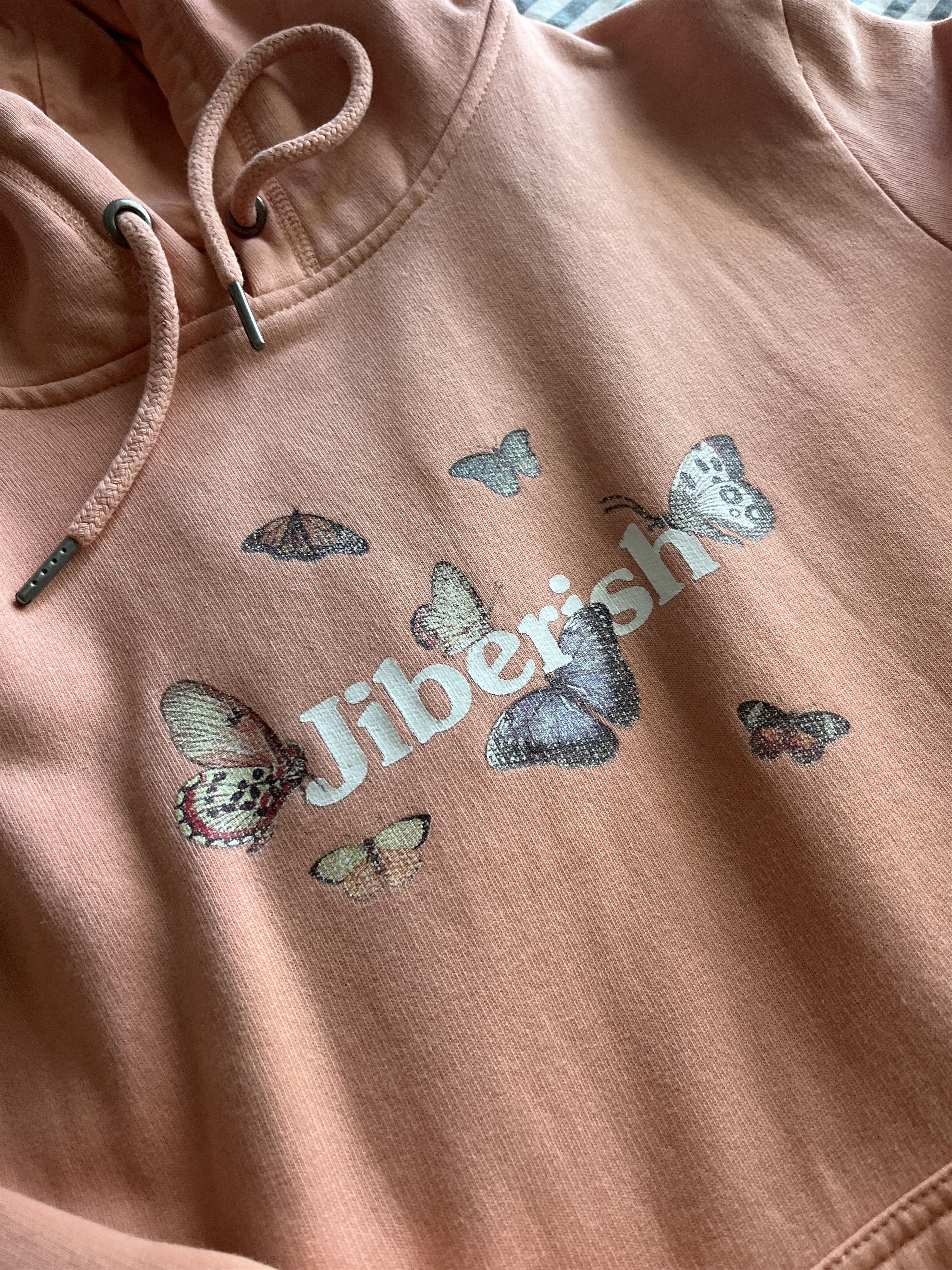 Jiberish Jiberish Pink Butterfly Hoodie Size S / US 4 / IT 40 - 2 Thumbnail