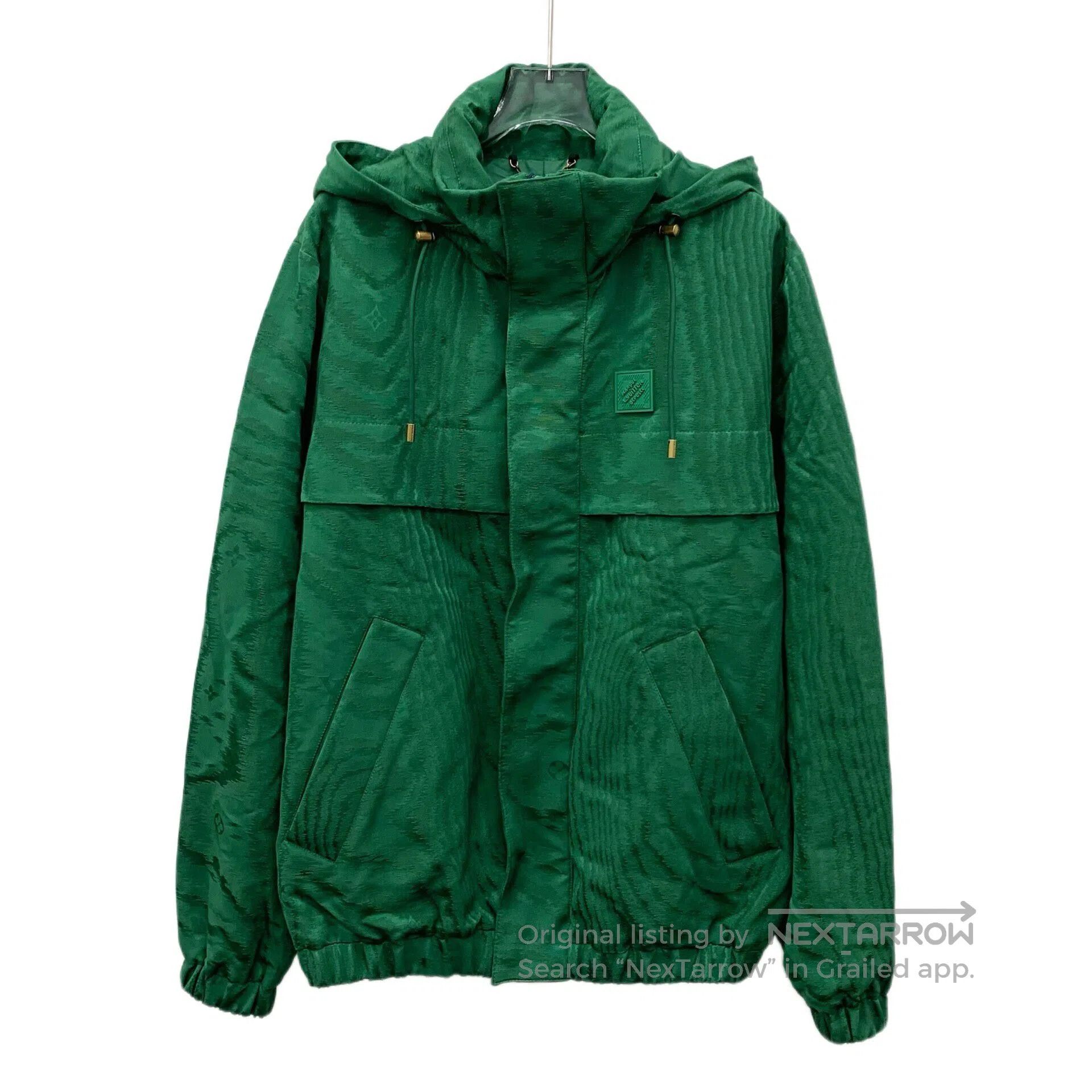 Louis Vuitton Louis Vuitton Green logo badge hooded long-sleeved jacket| Size US S / EU 44-46 / 1 - 1 Thumbnail