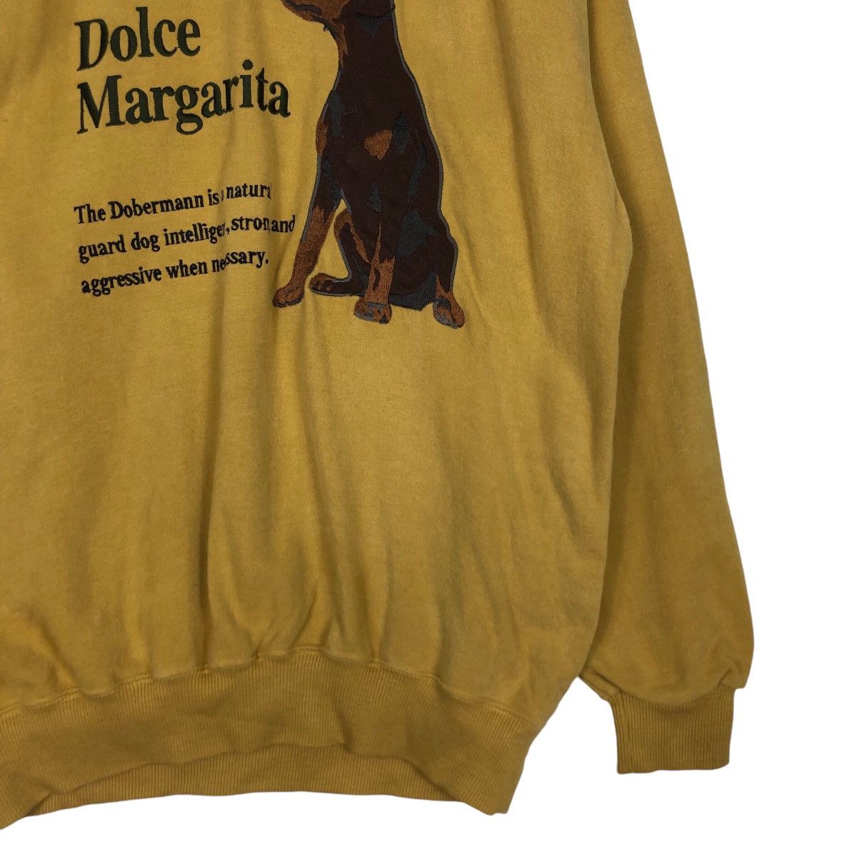 Vintage Dolce Margarita Vintage Sweatshirt Dog Lovers Medium Size US M / EU 48-50 / 2 - 4 Thumbnail
