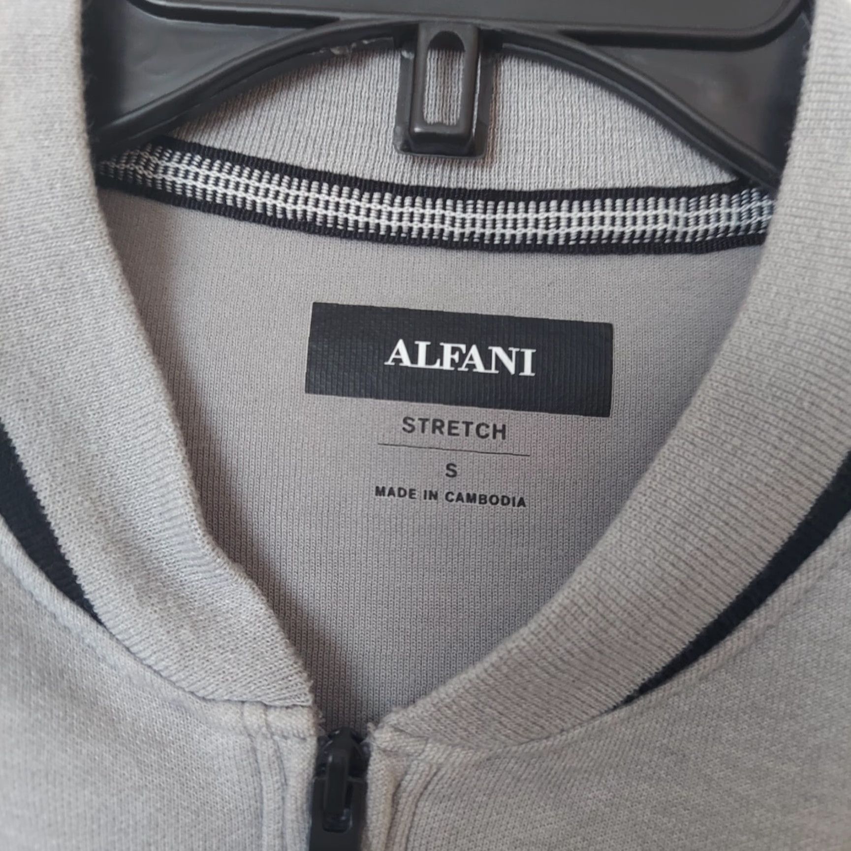 Alfani Alfani Men's Grey Baseball Ottoman Quarter Zip Sweatshirt M Small Grey Heather Mens Sweatshirt Baseball Quarter Zip Alfani Mens M Size US M / EU 48-50 / 2 - 4 Thumbnail