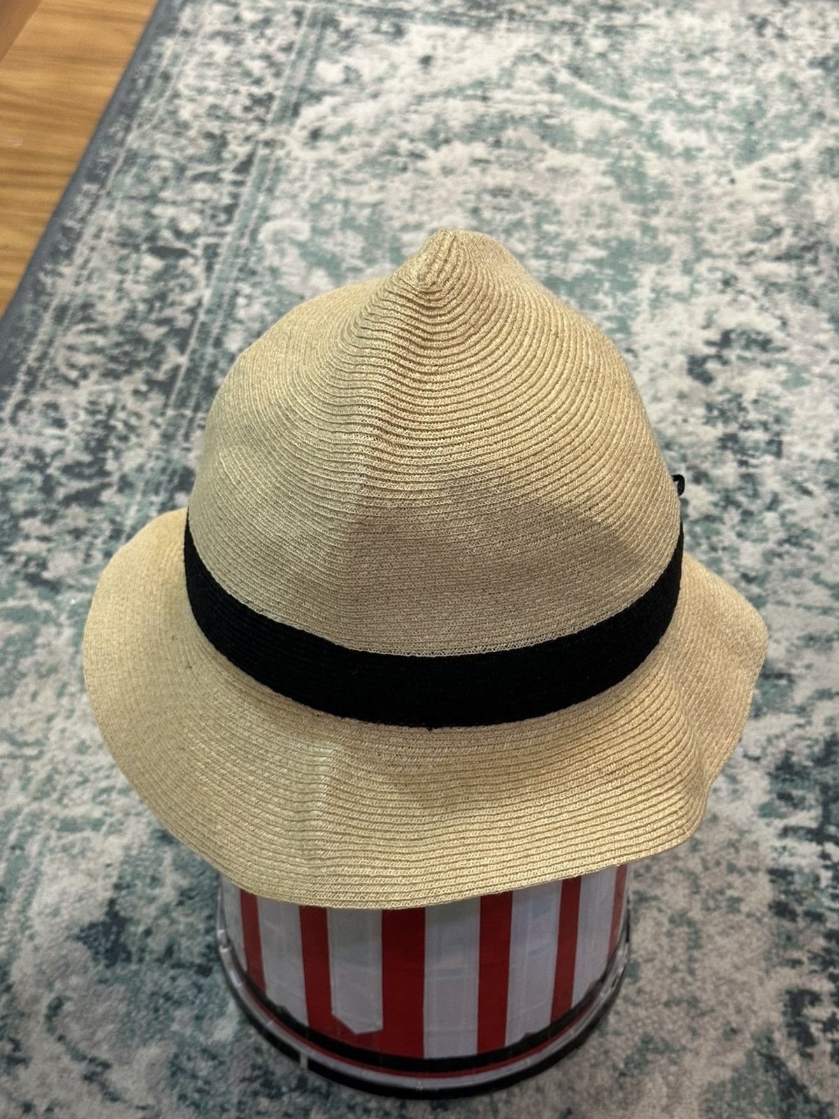 Ne-Net Ne-net Issey Miyake Fedora Straw Bucket Hats Size ONE SIZE - 6 Thumbnail