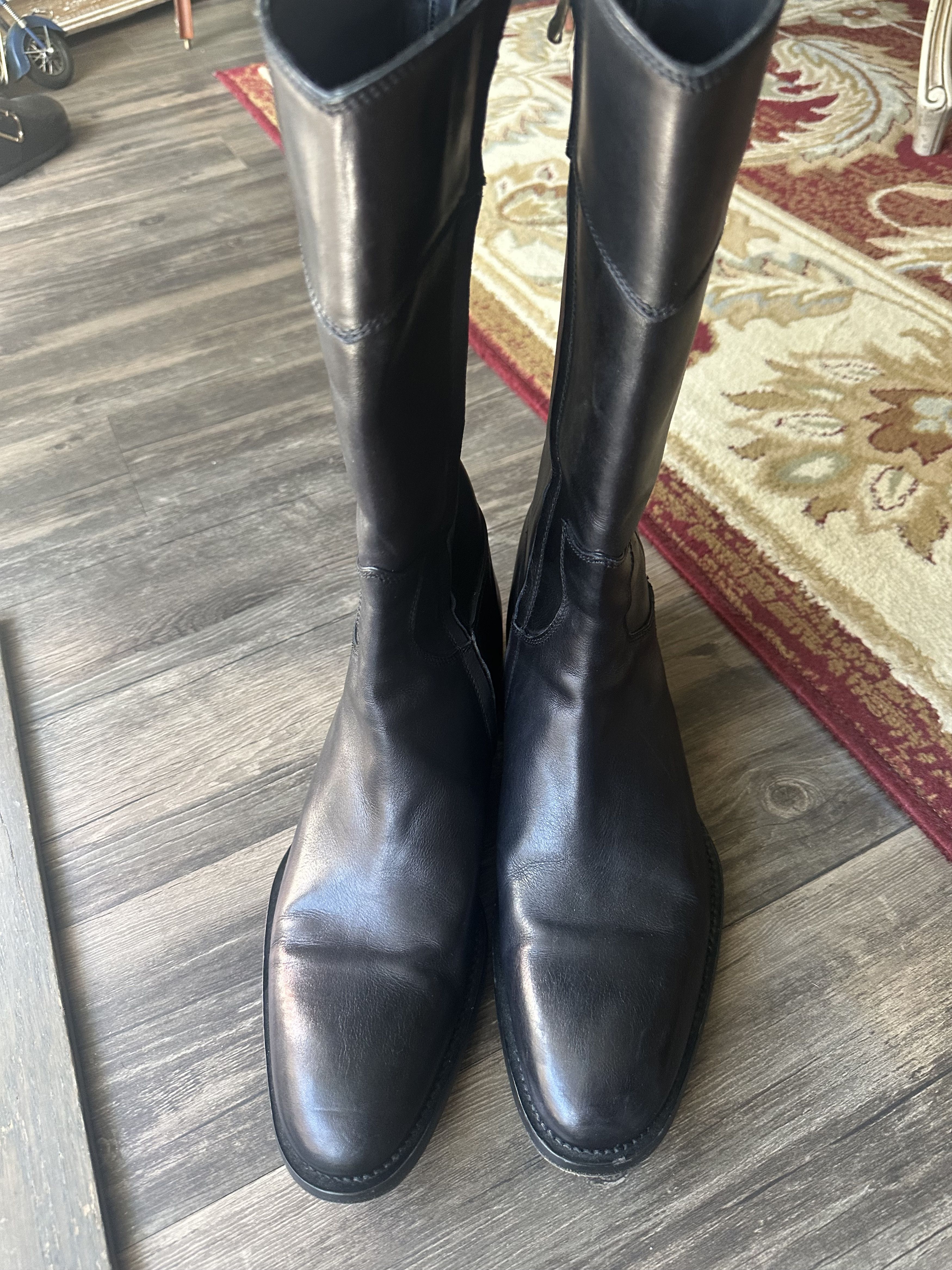 Dsquared2 DSQUARED2 Tall Sleek Leather Western Boots Size US 10 / EU 43 - 2 Thumbnail