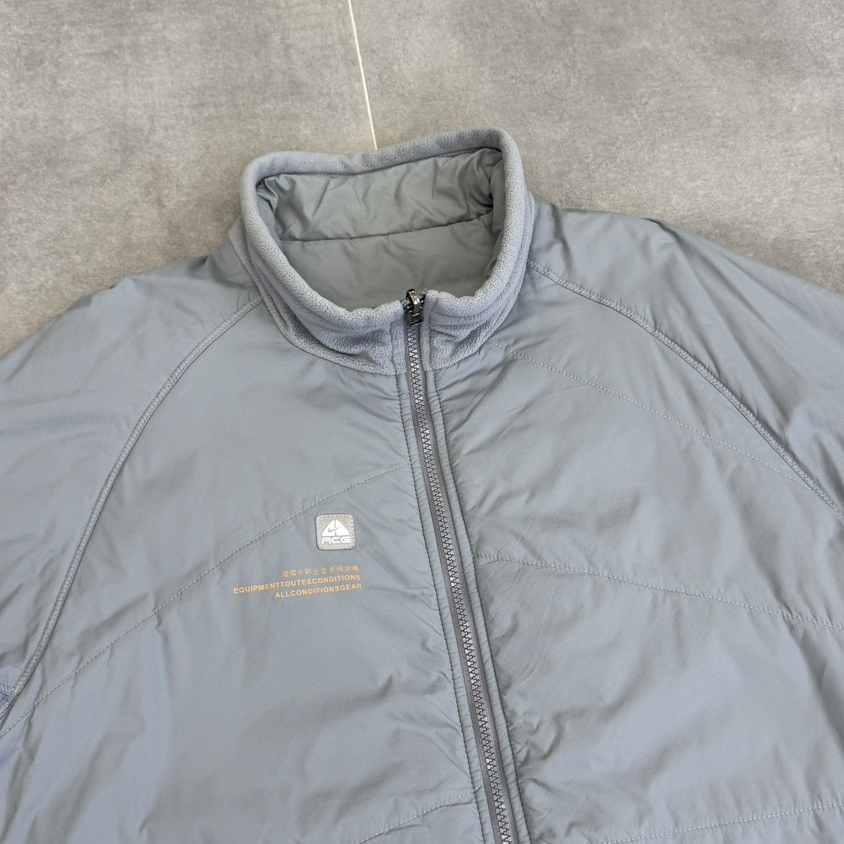 Nike ACG Vintage Nike ACG Insulated Nylon Jacket Gray Men Size XL Size US XL / EU 56 / 4 - 6 Thumbnail