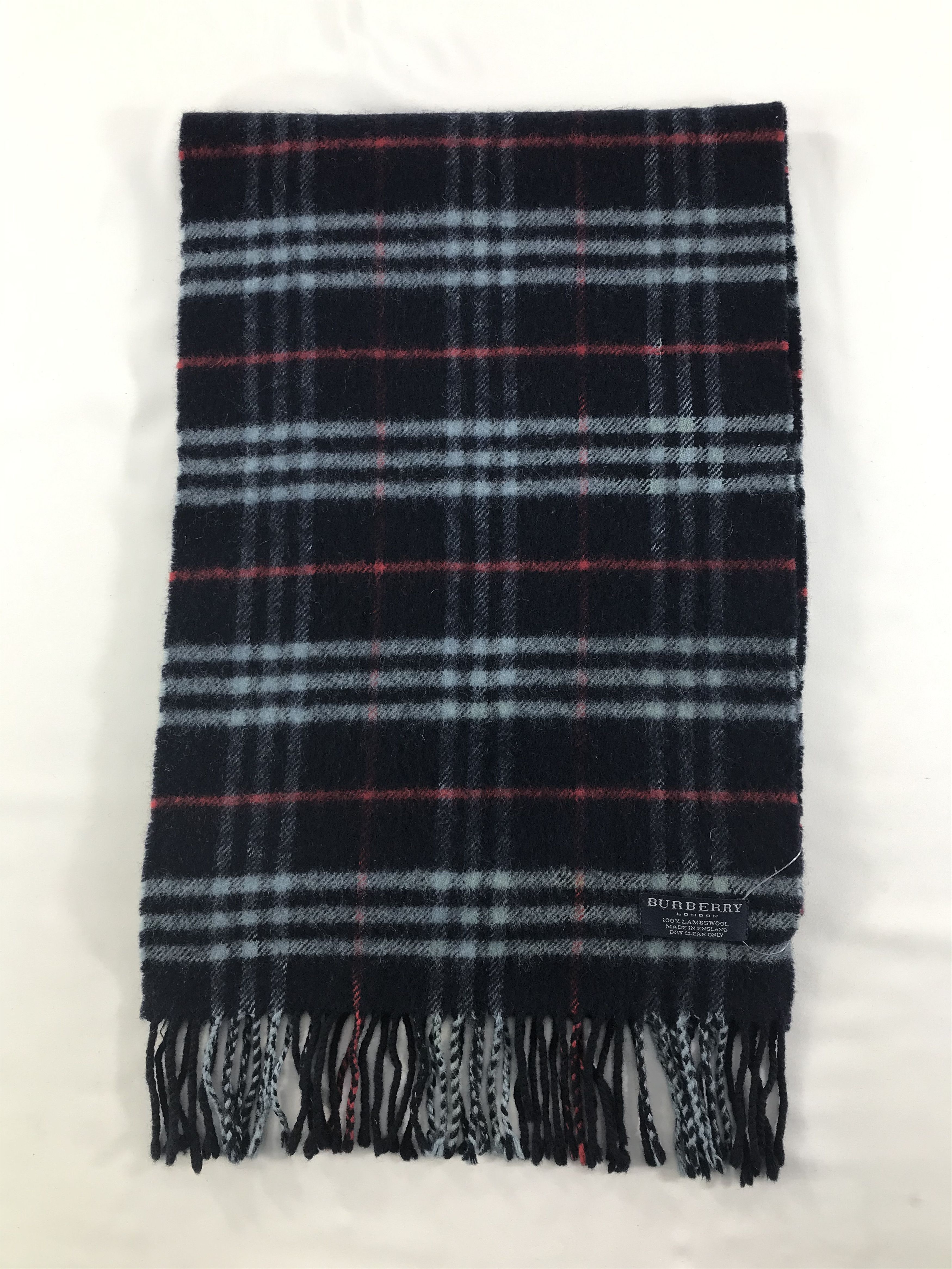 Burberry × Vintage Burberry Scarf / Muffler / Neckwear - WW2659 Size ONE SIZE - 2 Thumbnail