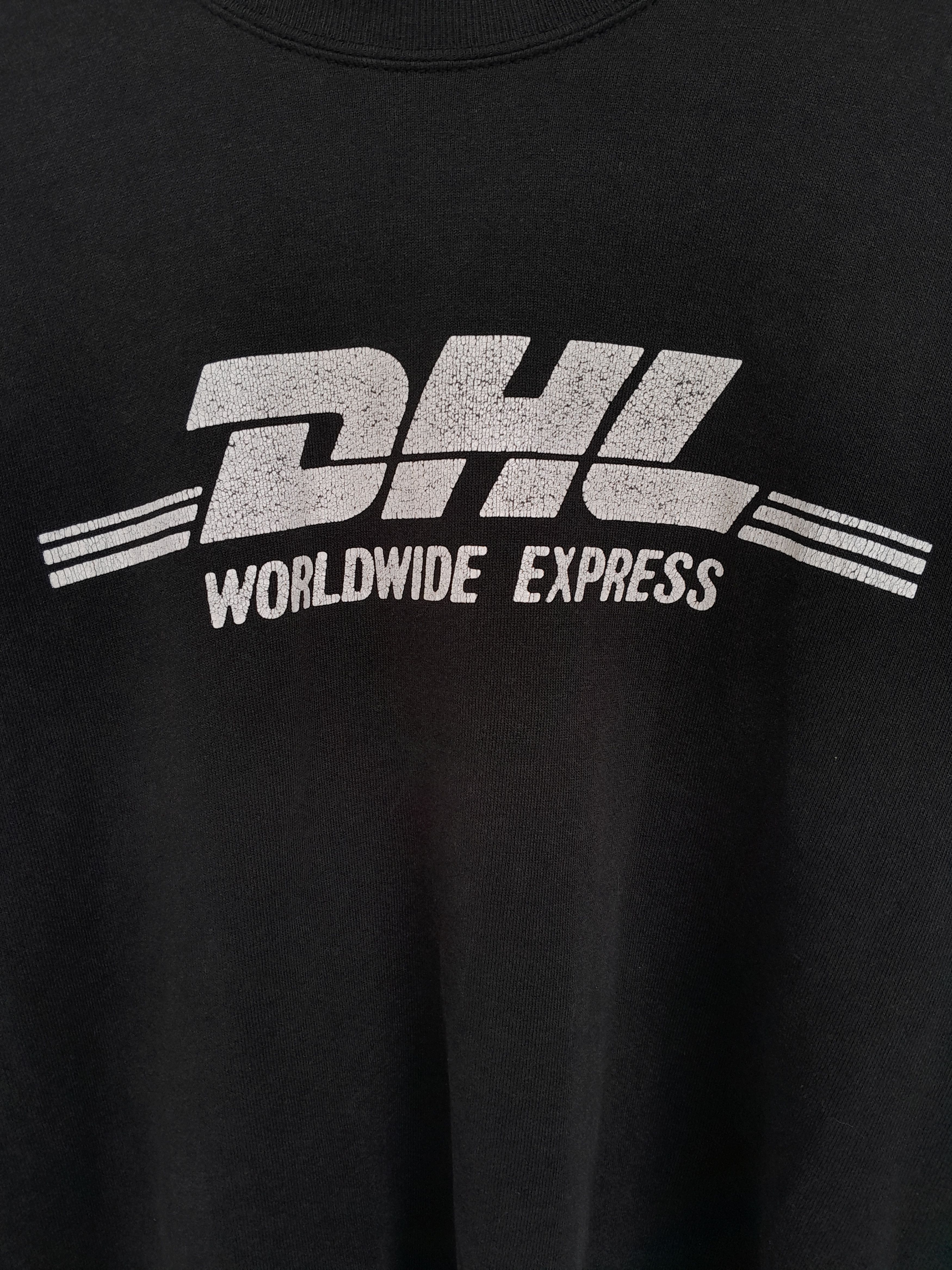 DHL Vintage 90s DHL Express sweatshirt Size US XL / EU 56 / 4 - 5 Thumbnail