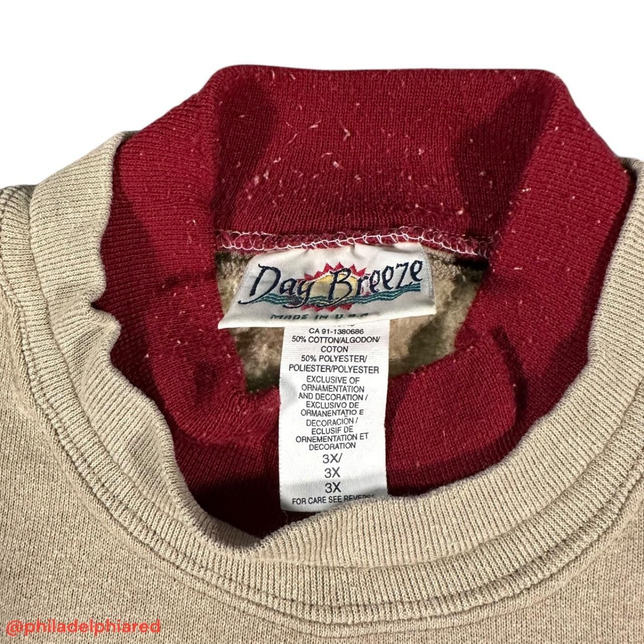 Designer Vintage 1990s Day Breeze Winter themed crewneck sweatshirt Size XXL / US 16-18 / IT 52-54 - 5 Thumbnail