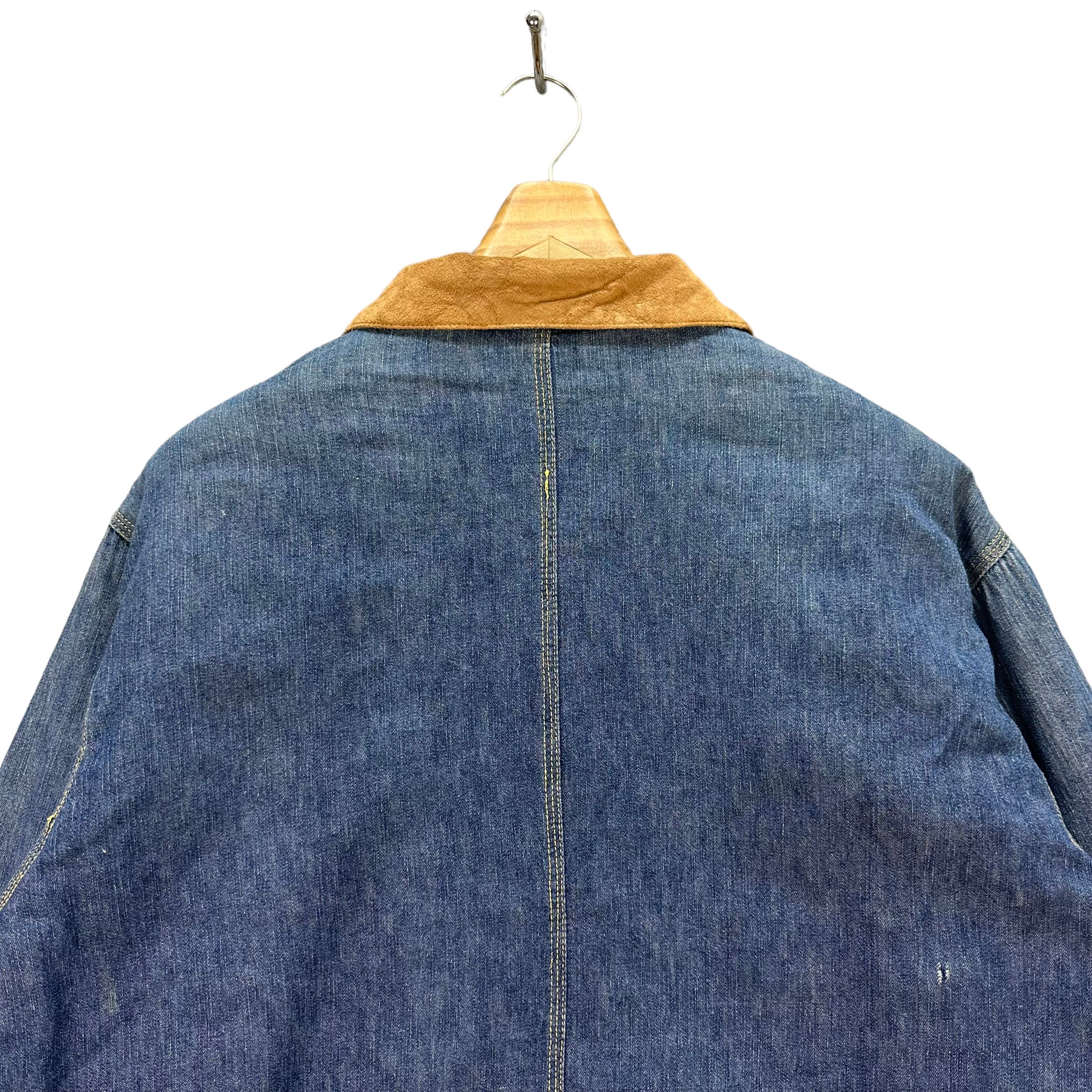 Vintage ALBEMARLE STYLISH GARMENT PERSON DENIM CHORE JACKET 7522-151 Size US M / EU 48-50 / 2 - 12 Thumbnail