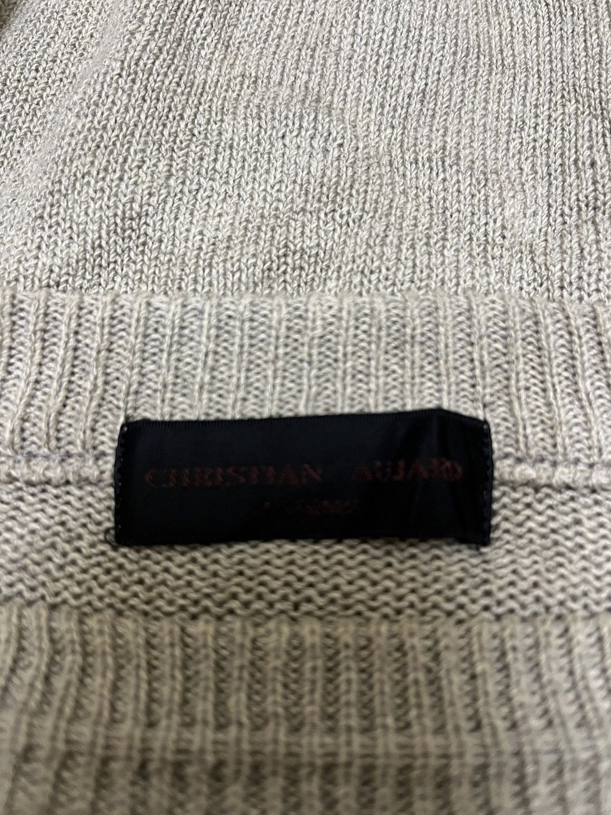 Vintage Christian Aujard Homme Sweatshirt Size US L / EU 52-54 / 3 - 3 Thumbnail