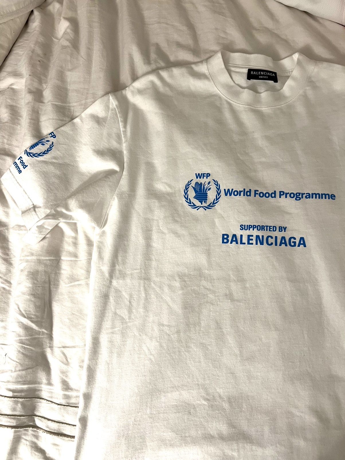 Balenciaga BALENCIAGA WFP T-SHIRT MEDIUM FIT IN WHITE Size US M / EU 48-50 / 2 - 4 Thumbnail