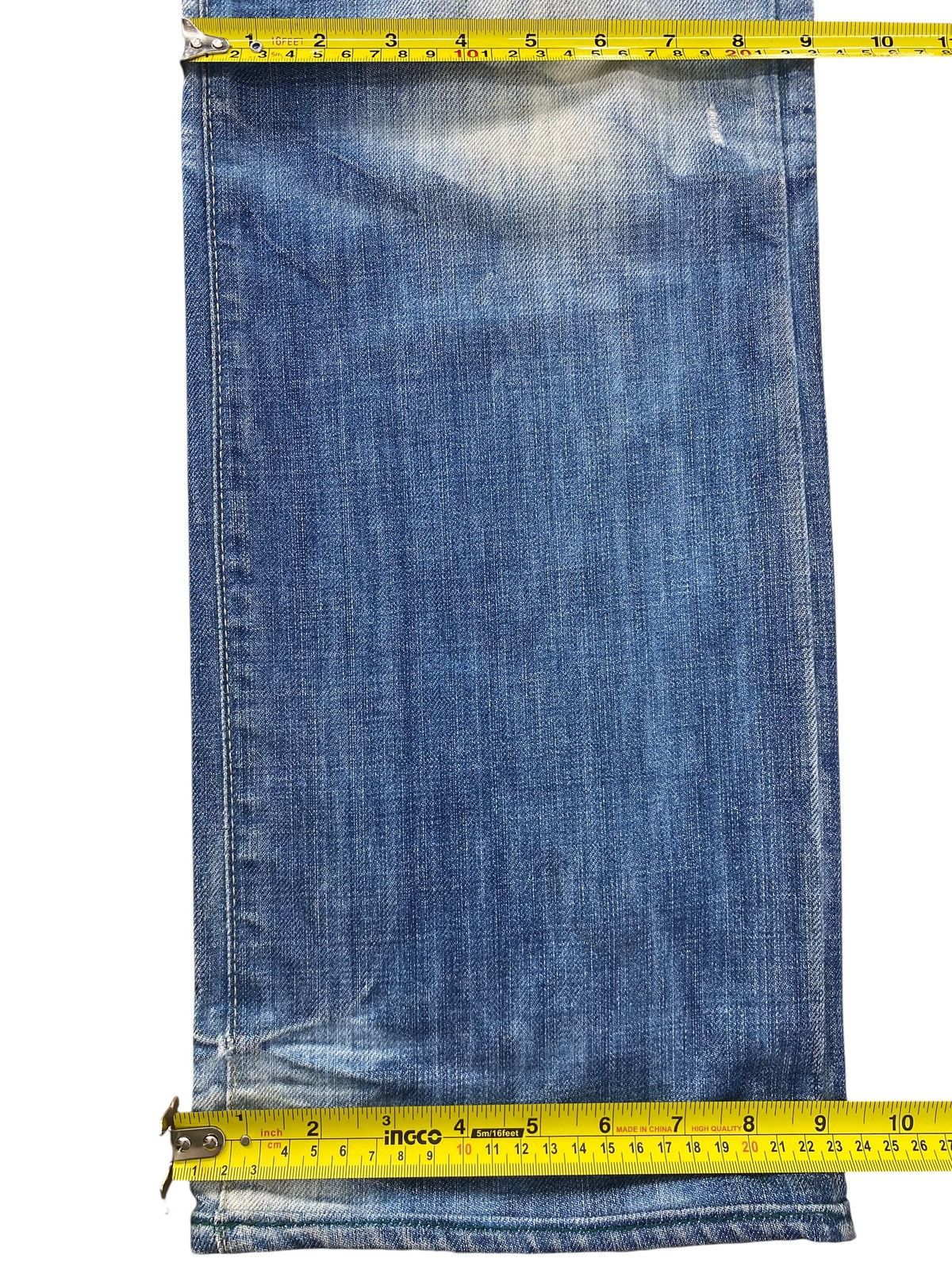 Energie Energie Light Wash Whiskered Style Rilexed Fit Leg Jeans Size US 30 / EU 46 - 9 Thumbnail