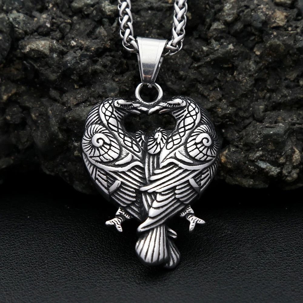Other Double Raven Pendant Necklace Size ONE SIZE - 6 Thumbnail