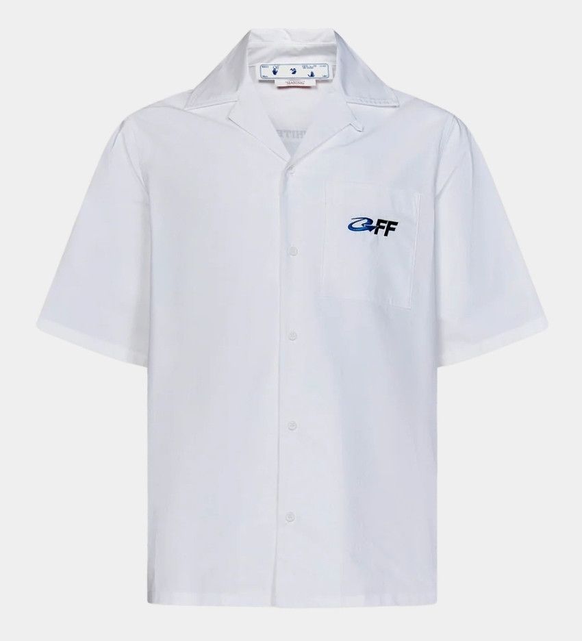 Off-White Exactly Opposite camp collar shirt Size US XL / EU 56 / 4 - 1 Thumbnail