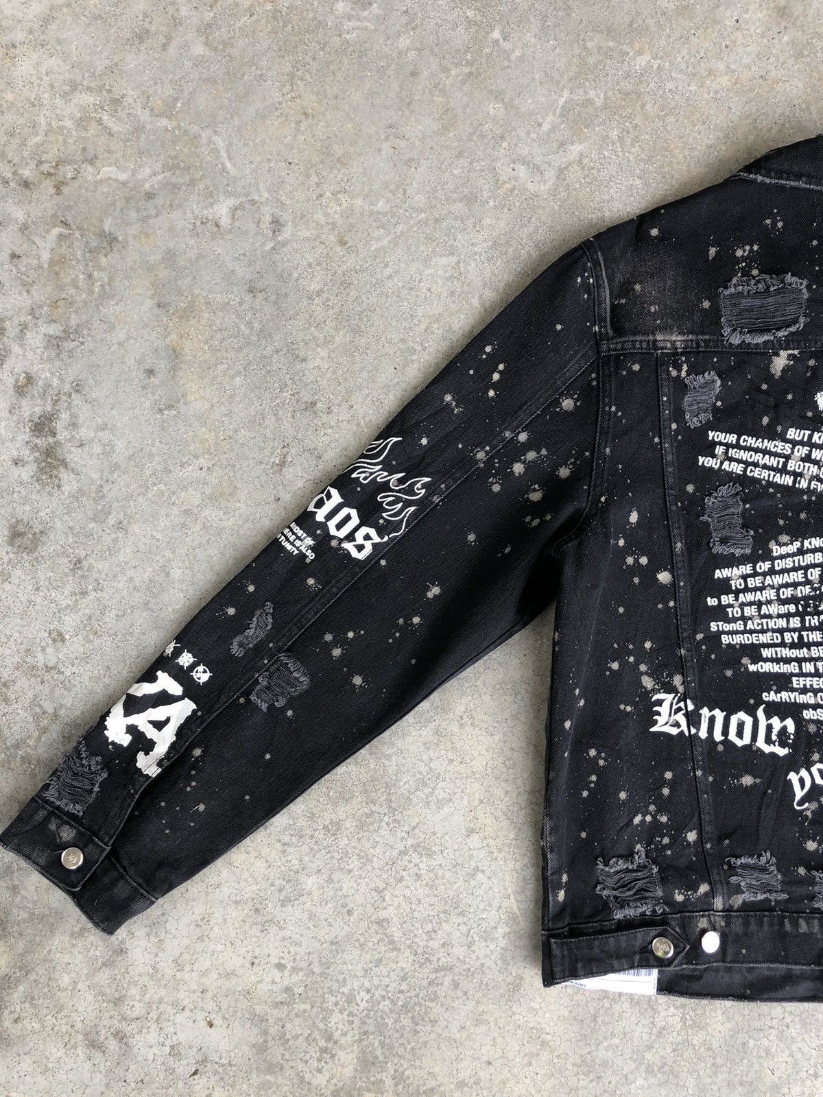 If Six Was Nine Japanese Attire Denim Jacket Broken Size US L / EU 52-54 / 3 - 11 Thumbnail