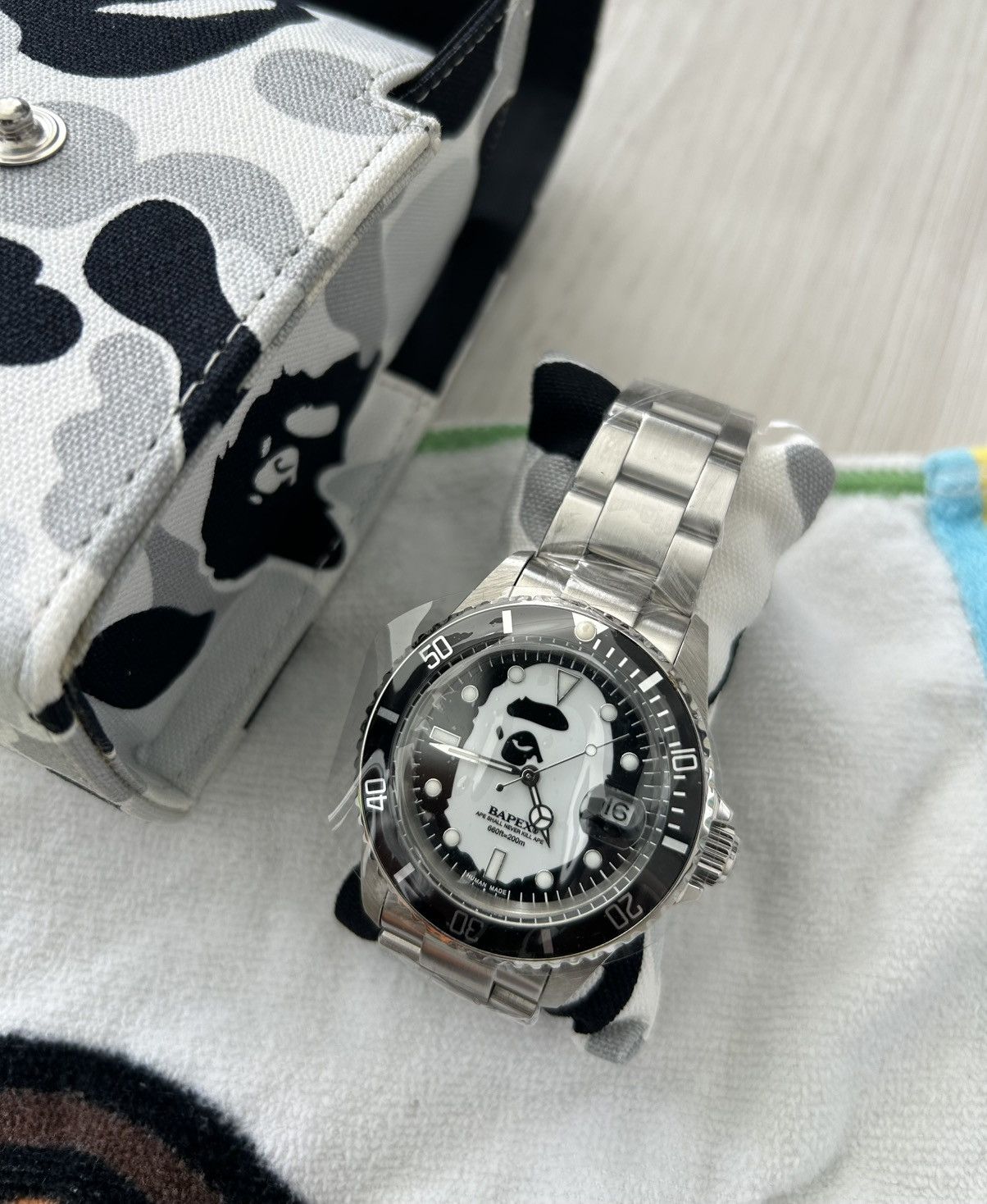 Bape RARE OG A BATHING APE BIG FACE SILVER BAPEX Size ONE SIZE - 2 Thumbnail