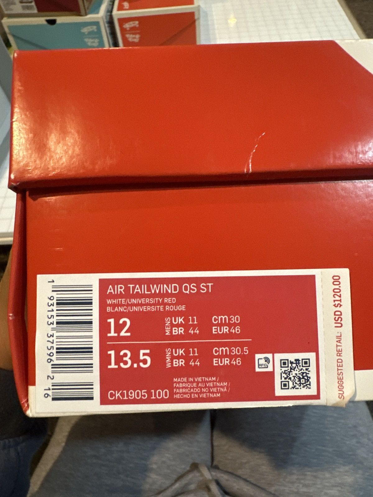 Nike Nike x Stranger Things Collab Tailwind Size US 12 / EU 45 - 9 Thumbnail