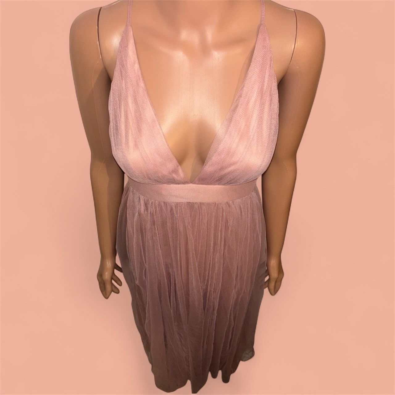 The Unbranded Brand Elisabeth Pleated Tulle Formal Dress Size Small Size S / US 4 / IT 40 - 3 Thumbnail
