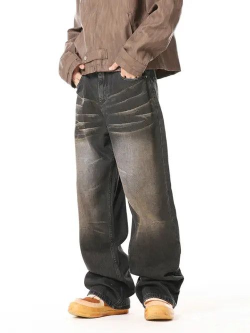 VIBE y2k baggy loose hiphop faded jeans Size US 30 / EU 46 - 7 Thumbnail