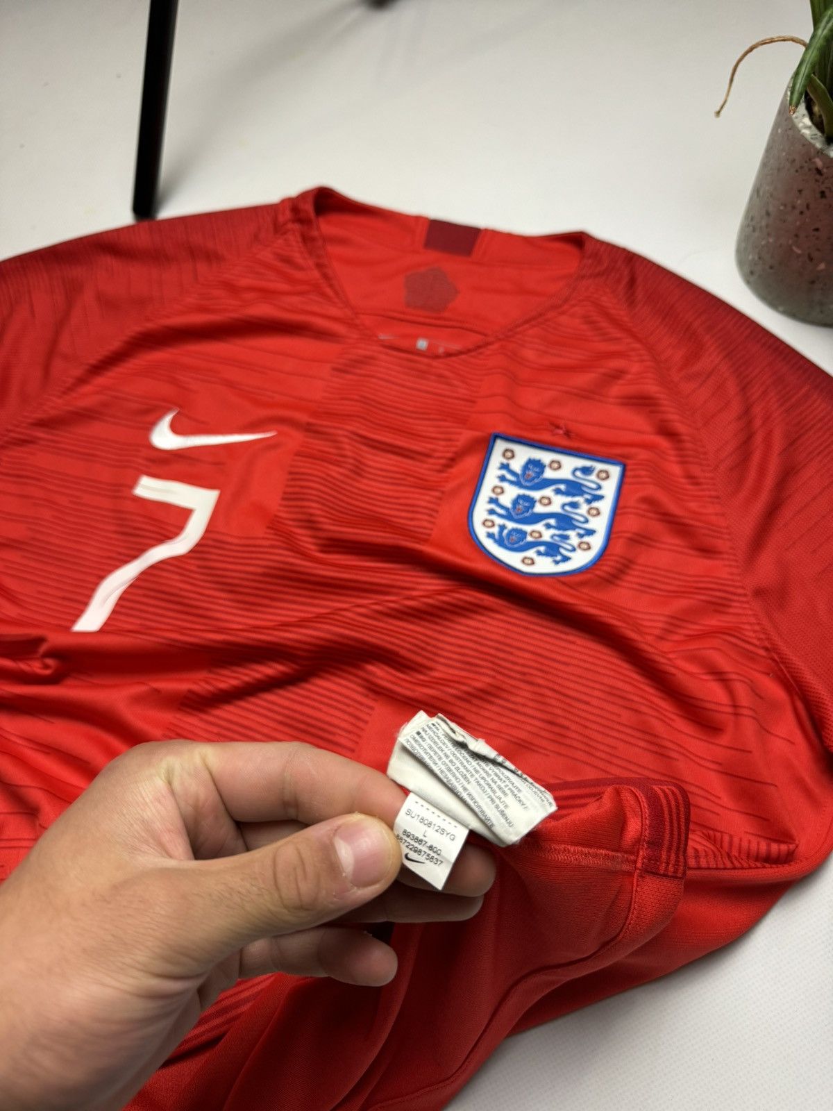 Nike Rare vintage England Nike soccer jersey Lingard Size US L / EU 52-54 / 3 - 7 Thumbnail