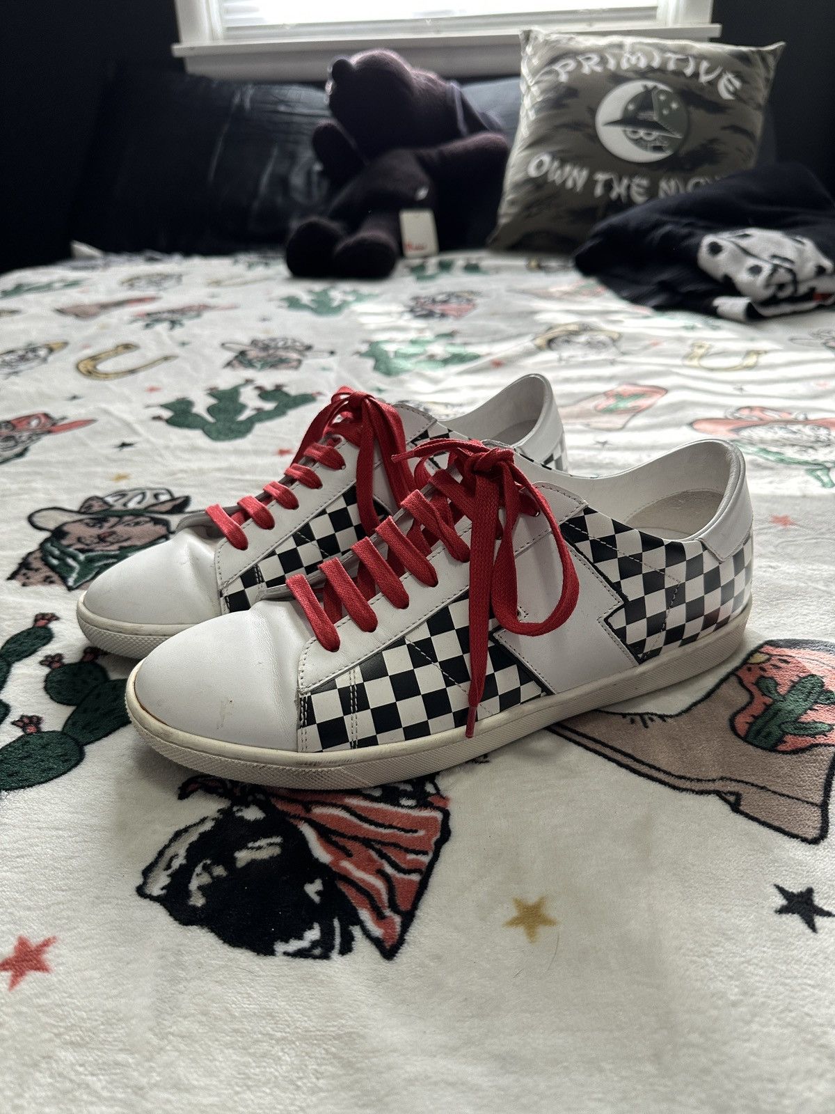 Amiri Checkered Viper Low Sneakers Size US 9 / EU 42 - 2 Thumbnail