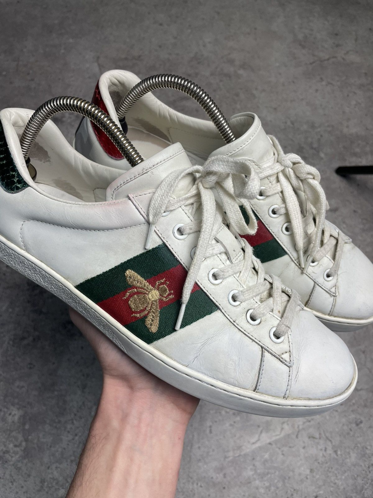 Gucci Gucci Ace Bee Sneakers Size US 8 / EU 41 - 2 Thumbnail