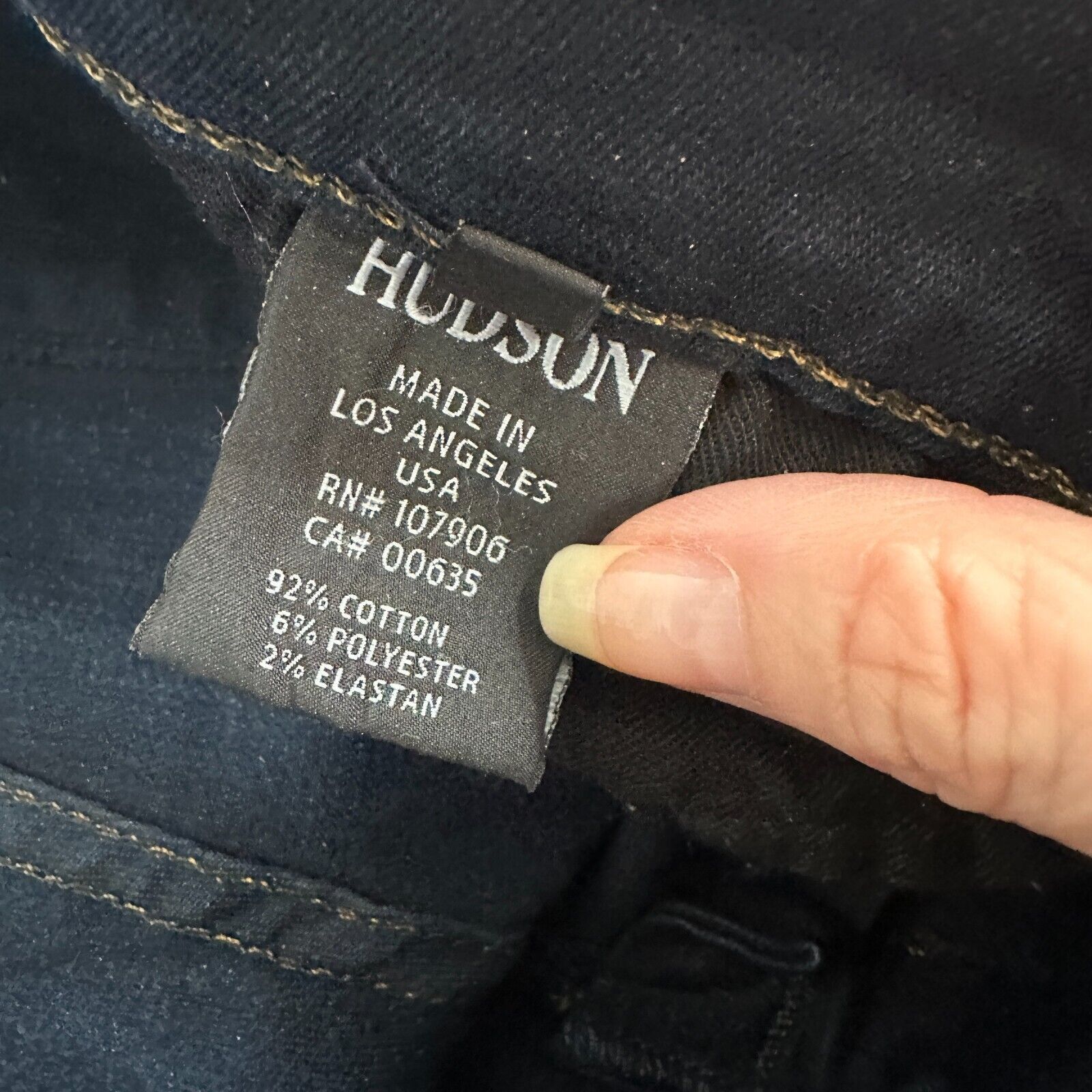 Hudson Hudson DarkAngel Flare Low-Rise 5 Pocket Denim Jean 26 Size 26" / US 2 / IT 38 - 11 Thumbnail
