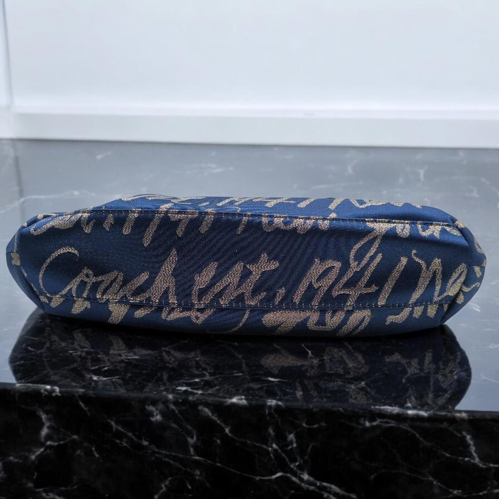 Coach Coach - Navy Blue Script Heart Charm Shoulder Bag Size ONE SIZE - 4 Thumbnail