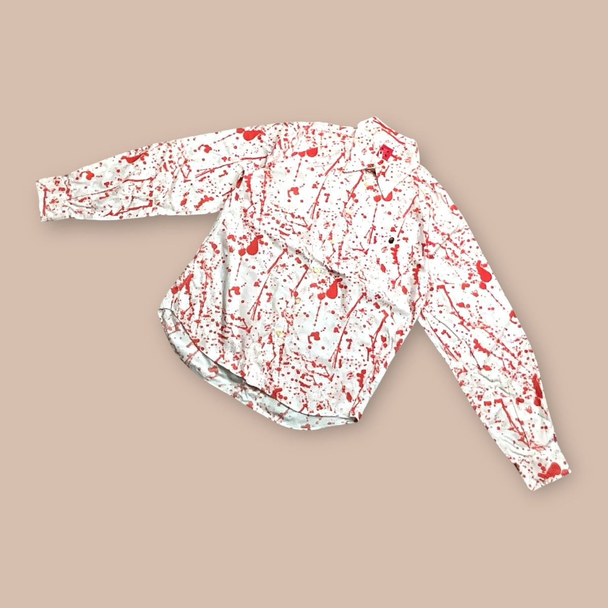 Bape OG2000's Bape Paint Splatter L/S Button up Shirt Size US L / EU 52-54 / 3 - 2 Thumbnail