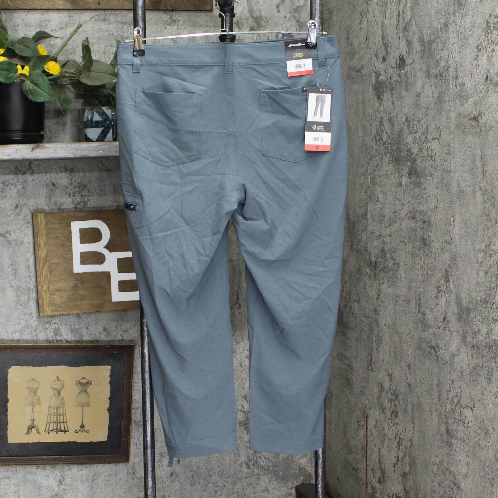 Eddie Bauer NWT Eddie Bauer Capri Pants Pocket Ripstop 1767954 8 Gray Size 30" / US 8 / IT 44 - 2 Thumbnail