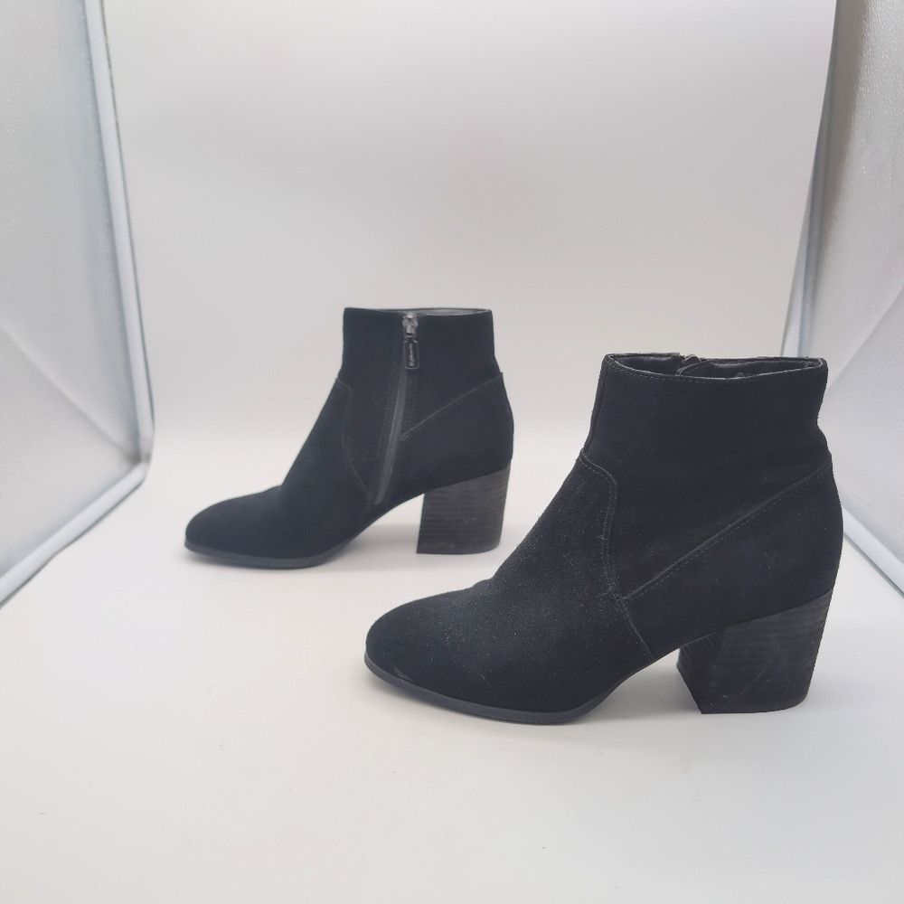 Blondo Blondo Sz 8.5 Black Suede Ankle Boots Rain B6913015 Size US 8.5 / IT 38.5 - 6 Thumbnail
