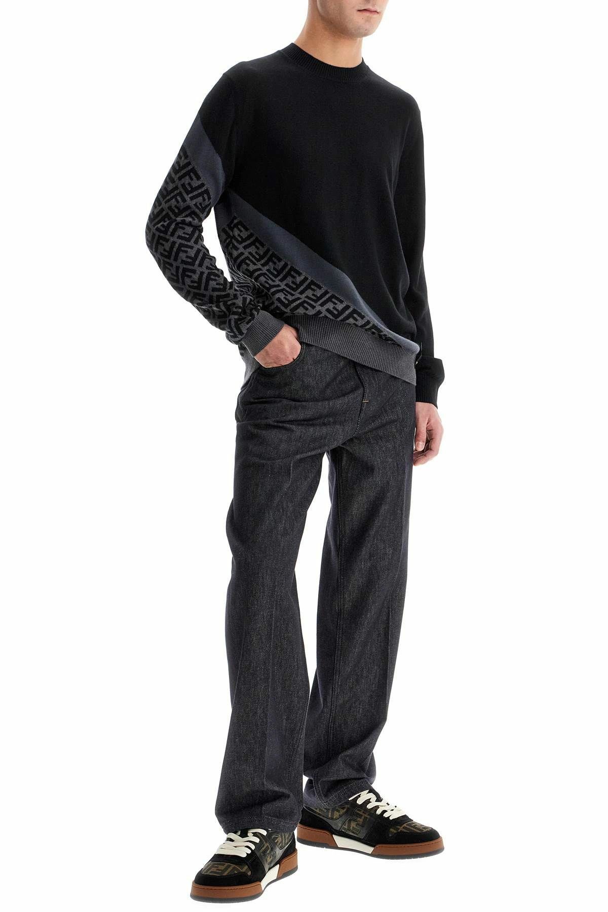 Fendi o1s1wg110226 Long Jeans in Black Size US 30 / EU 46 - 5 Thumbnail