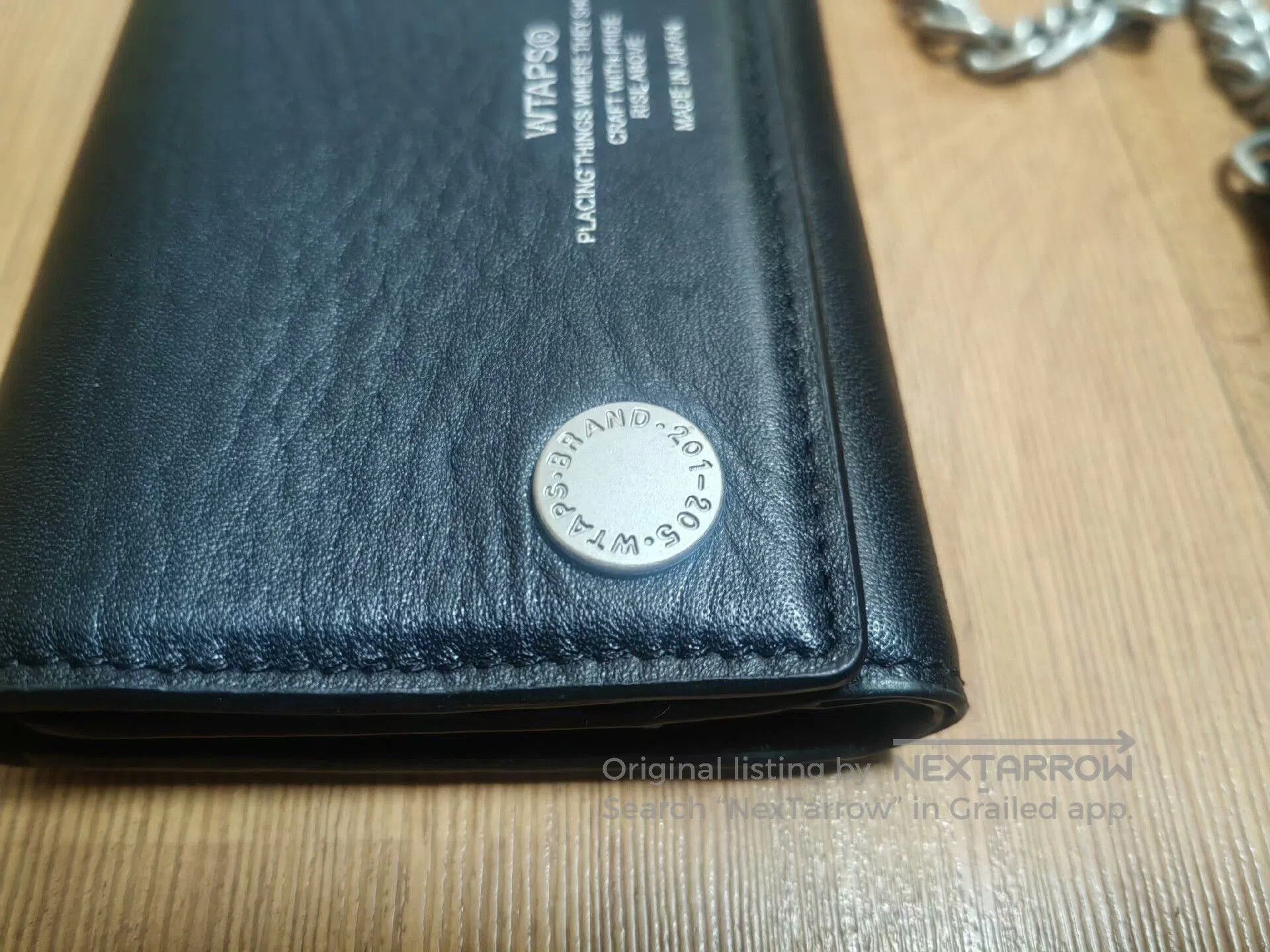 Other wtaps leather wallet with chain detail. Size ONE SIZE - 6 Thumbnail