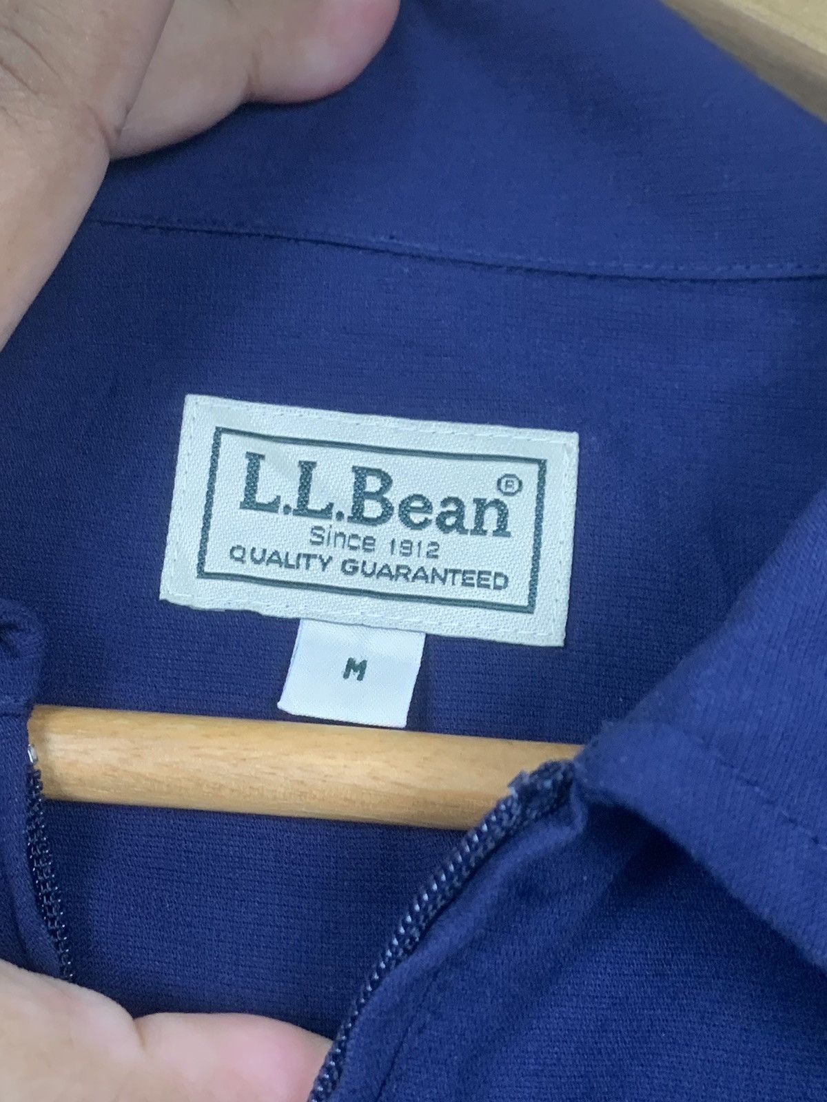 L.L. Bean × Vintage L.L.Bean Zipper Shirt Size US M / EU 48-50 / 2 - 12 Thumbnail