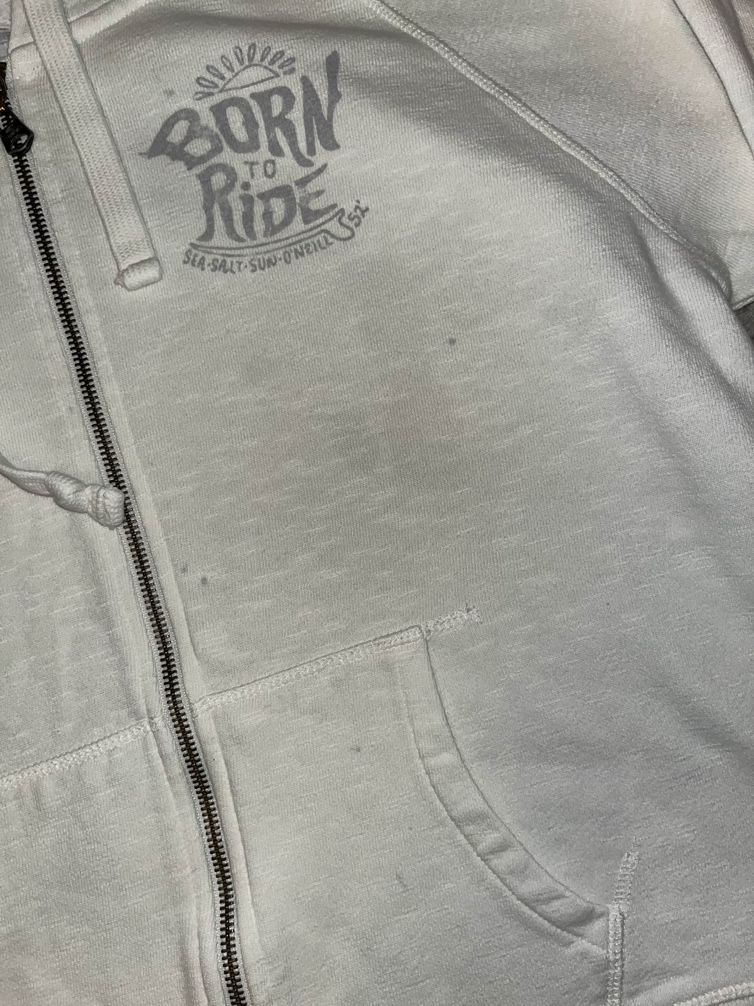 O'Neill Y2K O'Neil Born To Ride Zip Up Sweater Size L / US 10 / IT 46 - 4 Thumbnail